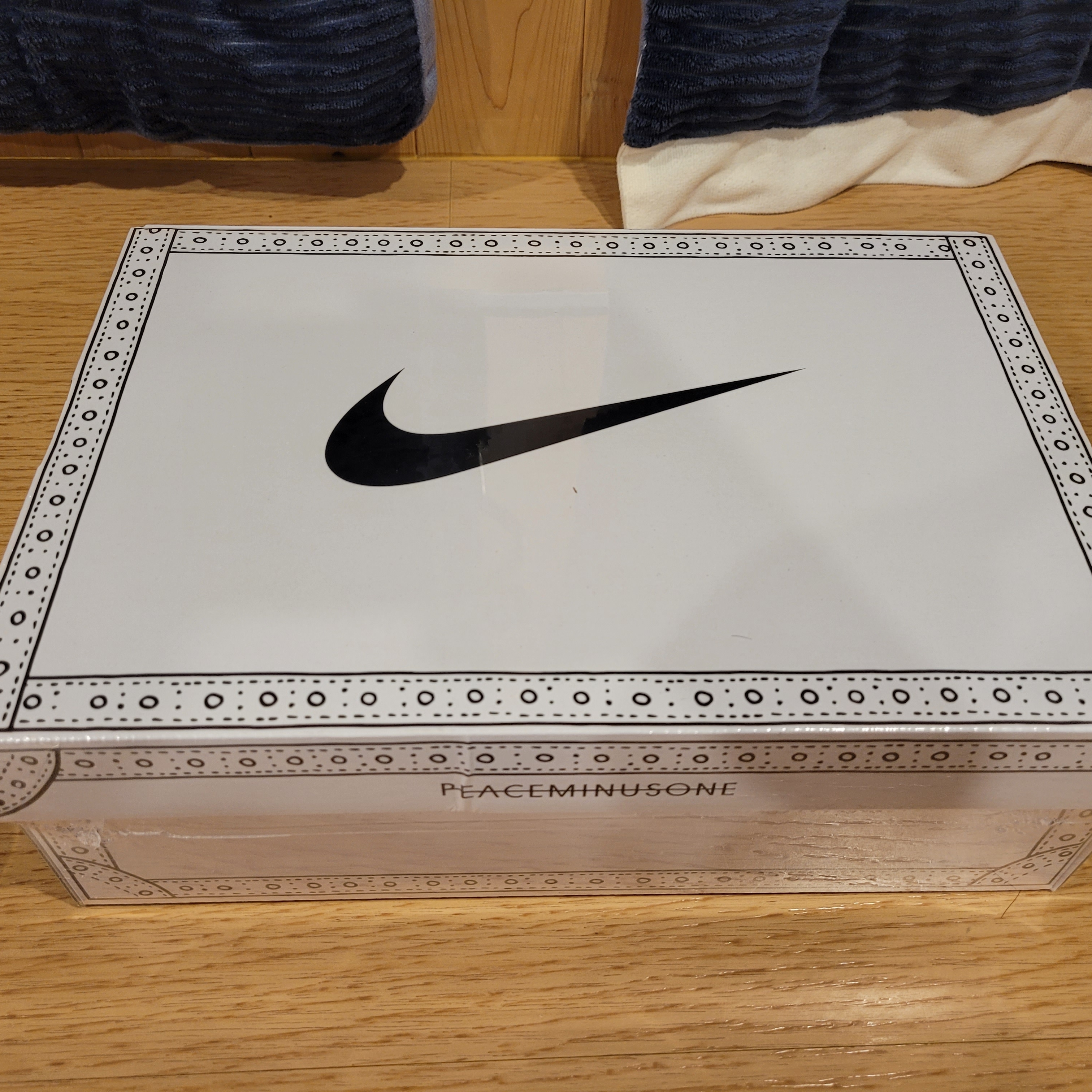 Nike x Peaceminusone Kwondo1 White 착용 스타일 - 3