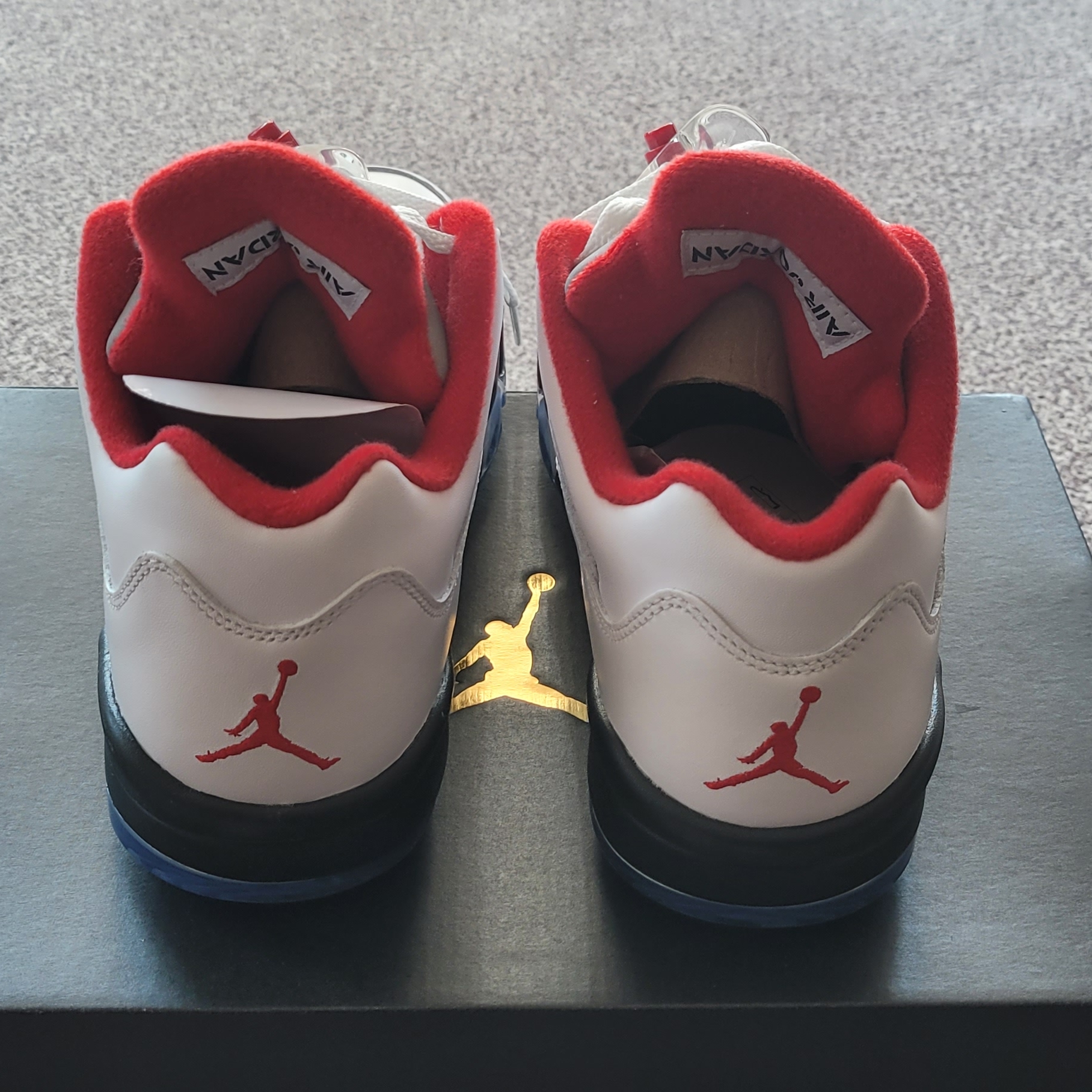 Jordan 5 Low Golf Fire Red 착용 스타일 - 3
