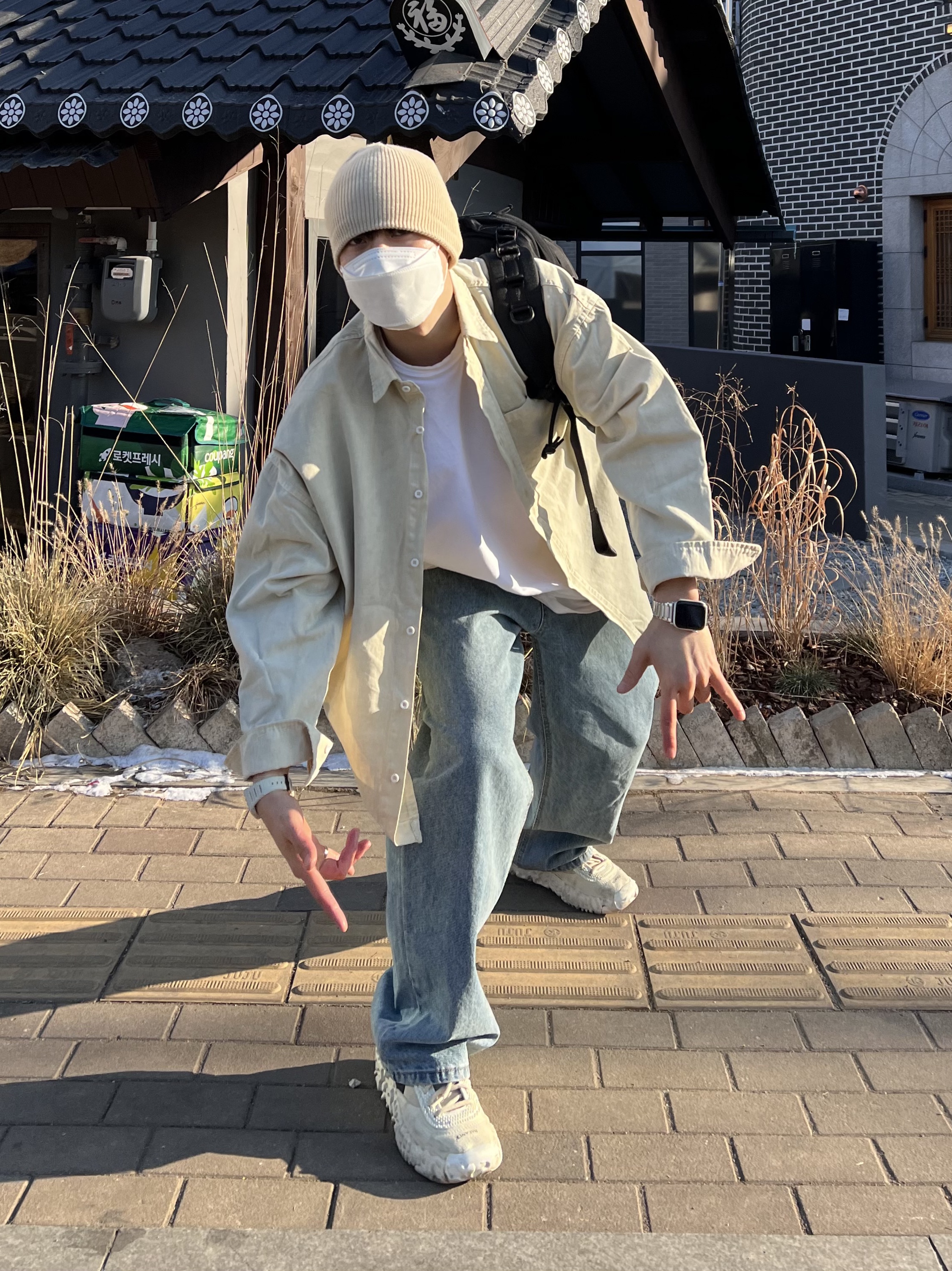 Nike x Undercover Overbreak SP Overcast 착용 스타일 - 1