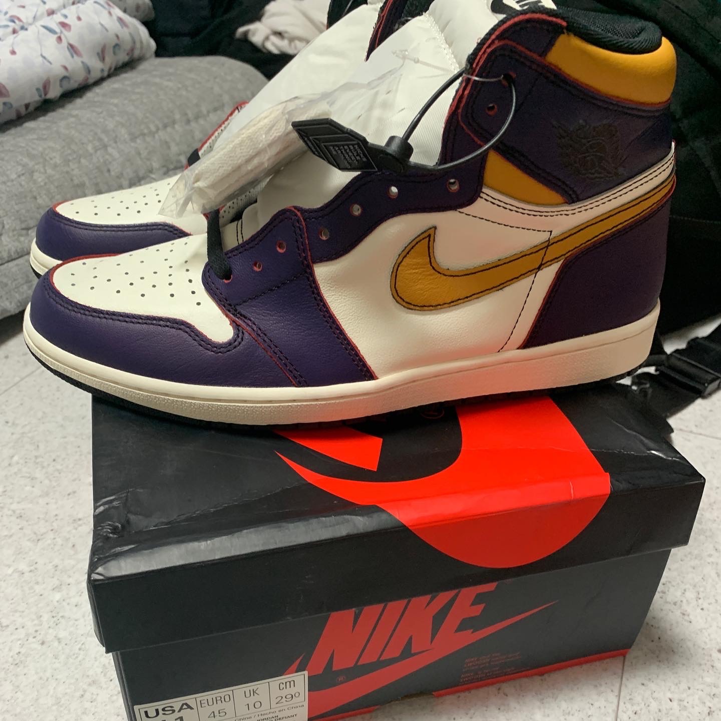 Jordan 1 Retro High OG Defiant SB LA to Chicago 착용 스타일 - 1