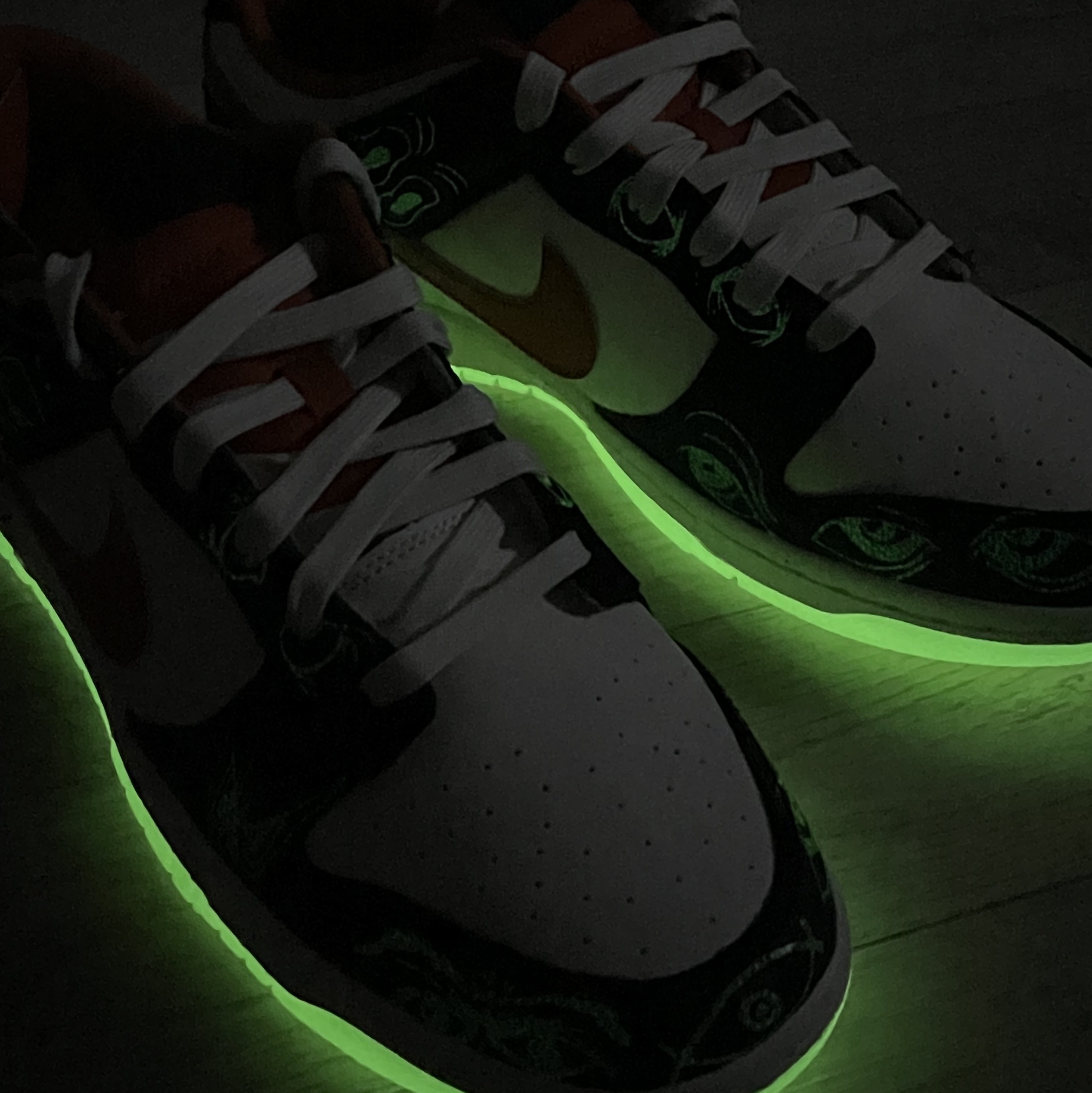 Nike Dunk Low Retro PRM Halloween 착용 스타일 - 2