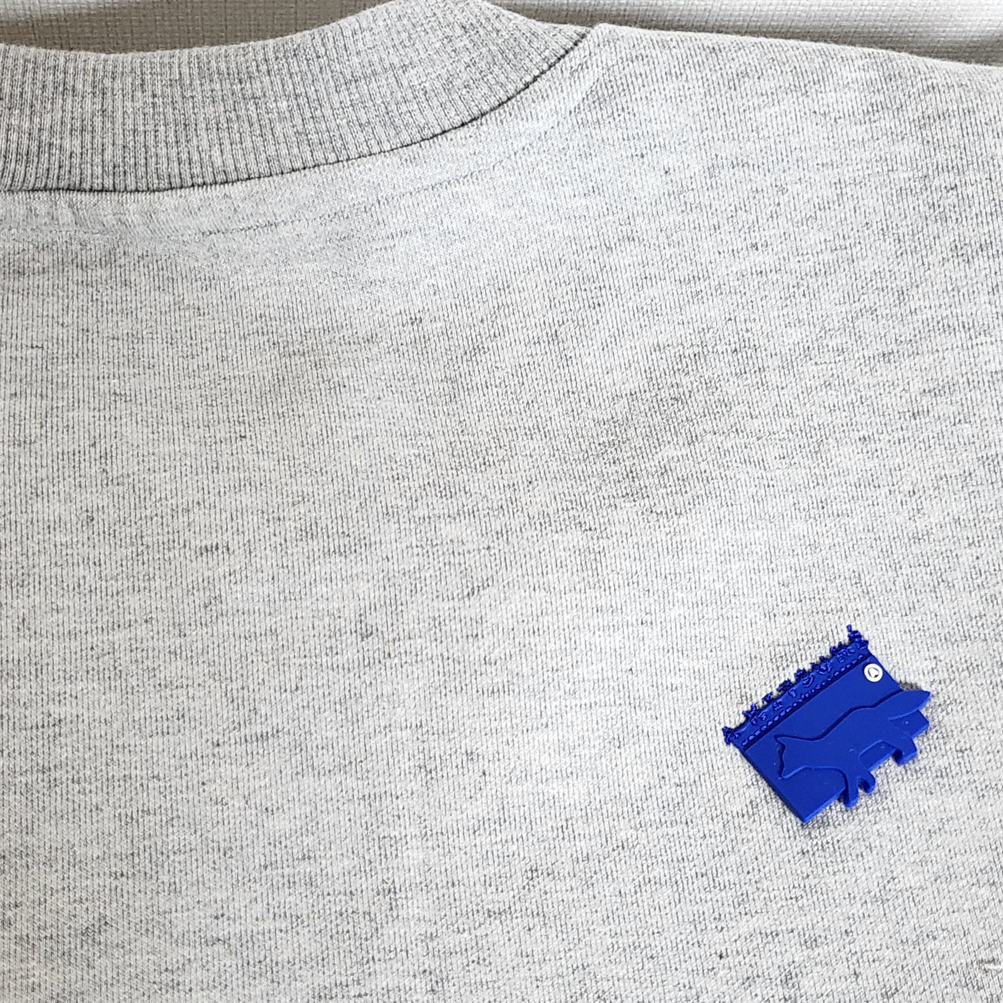 Maison Kitsune x Ader Error Meditation Fox Sweatshirt Grey 착용 스타일 - 2