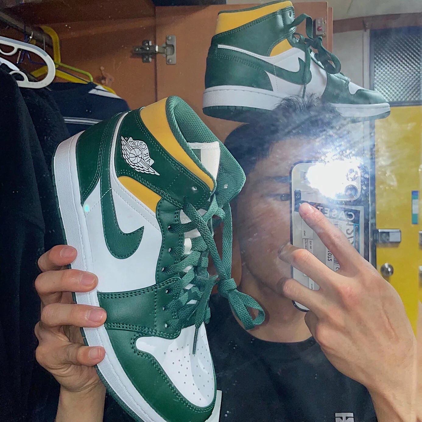 Jordan 1 Mid Sonics 2021 착용 스타일