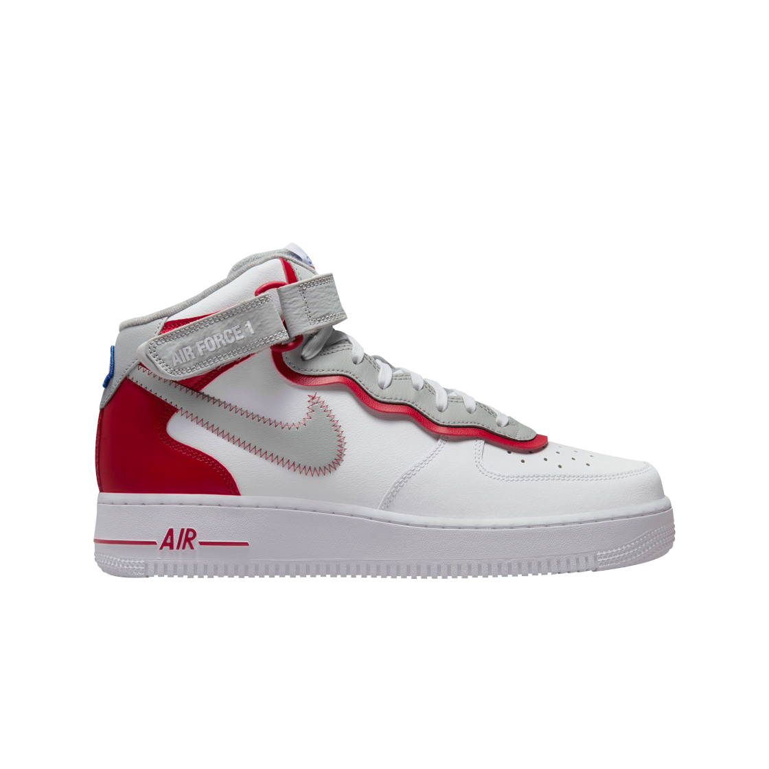 나이키 에어포스 1 미드 '07 LV8 애슬레틱 클럽 화이트 짐레드