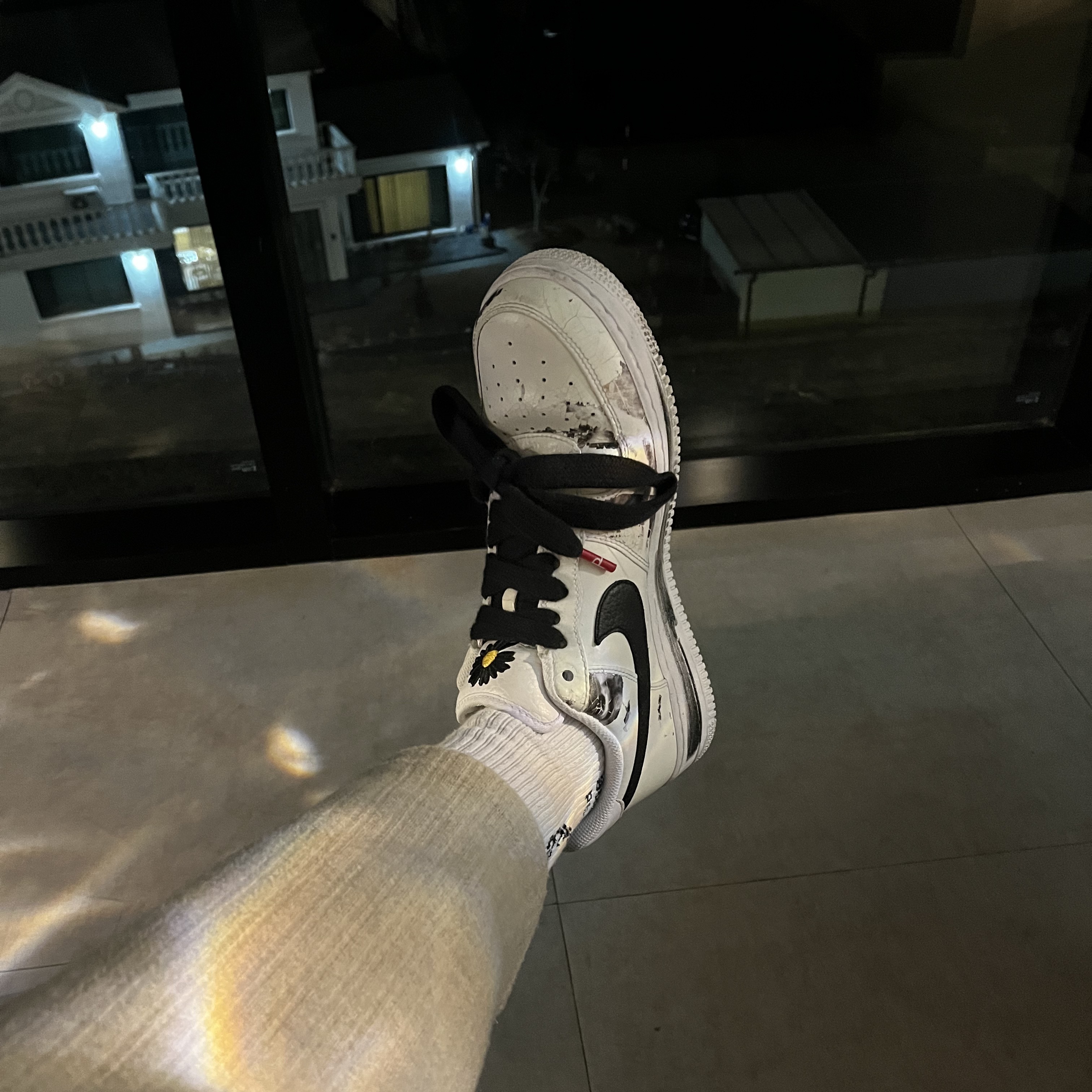 Nike x Peaceminusone Air Force 1 Low Para-Noise 2.0 착용 스타일