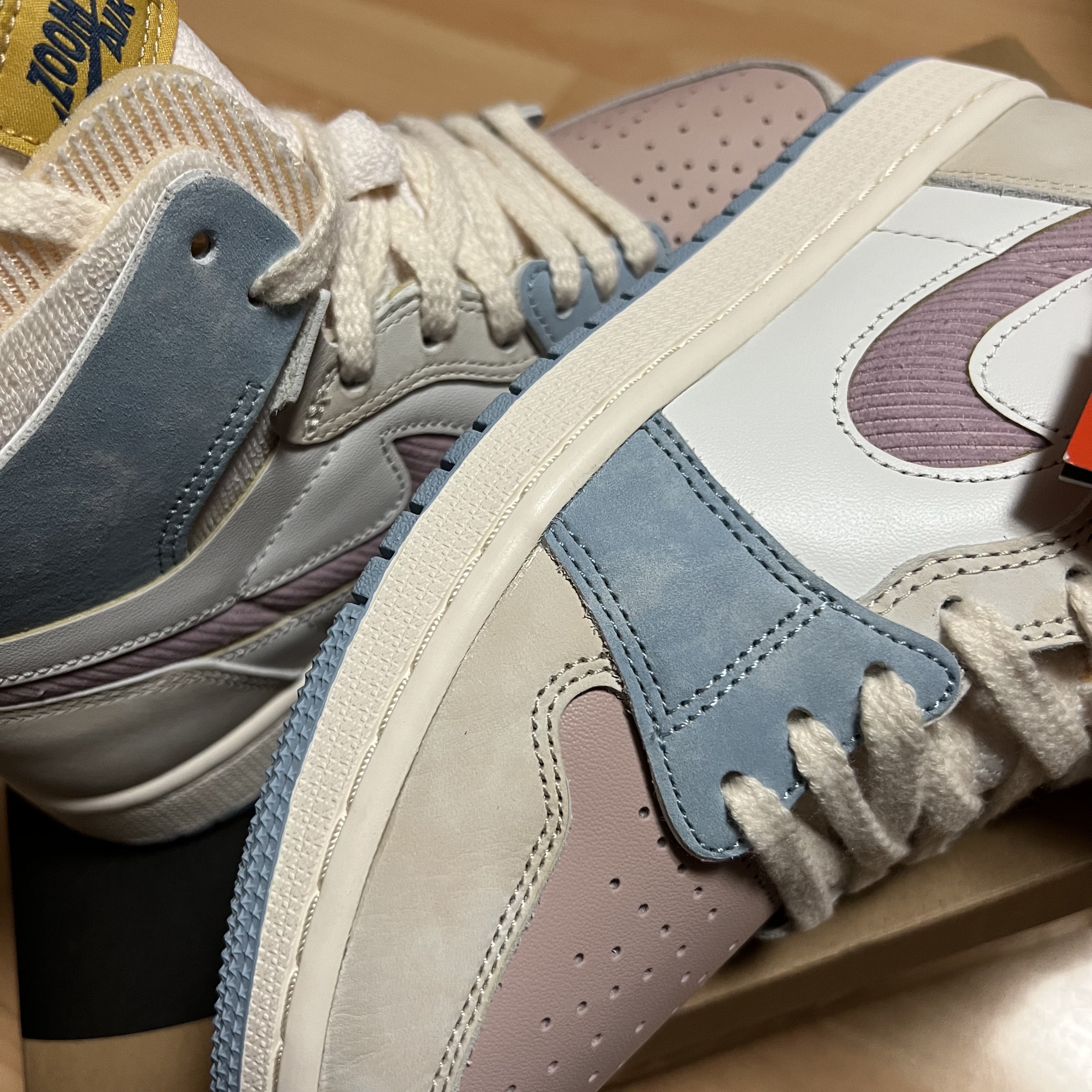 (W) Jordan 1 Zoom Air CMFT Pink Oxford Plum Fog 착용 스타일