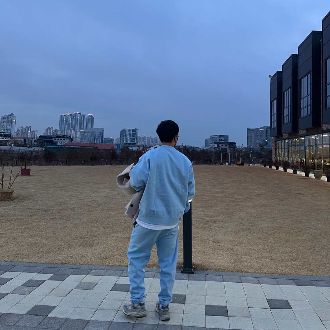 Nike NRG Solo Swoosh Fleece Pants Psychic Blue - US/EU, Nike NRG Solo Swoosh Crew Fleece Psychic Blue - US/EU 착용 스타일