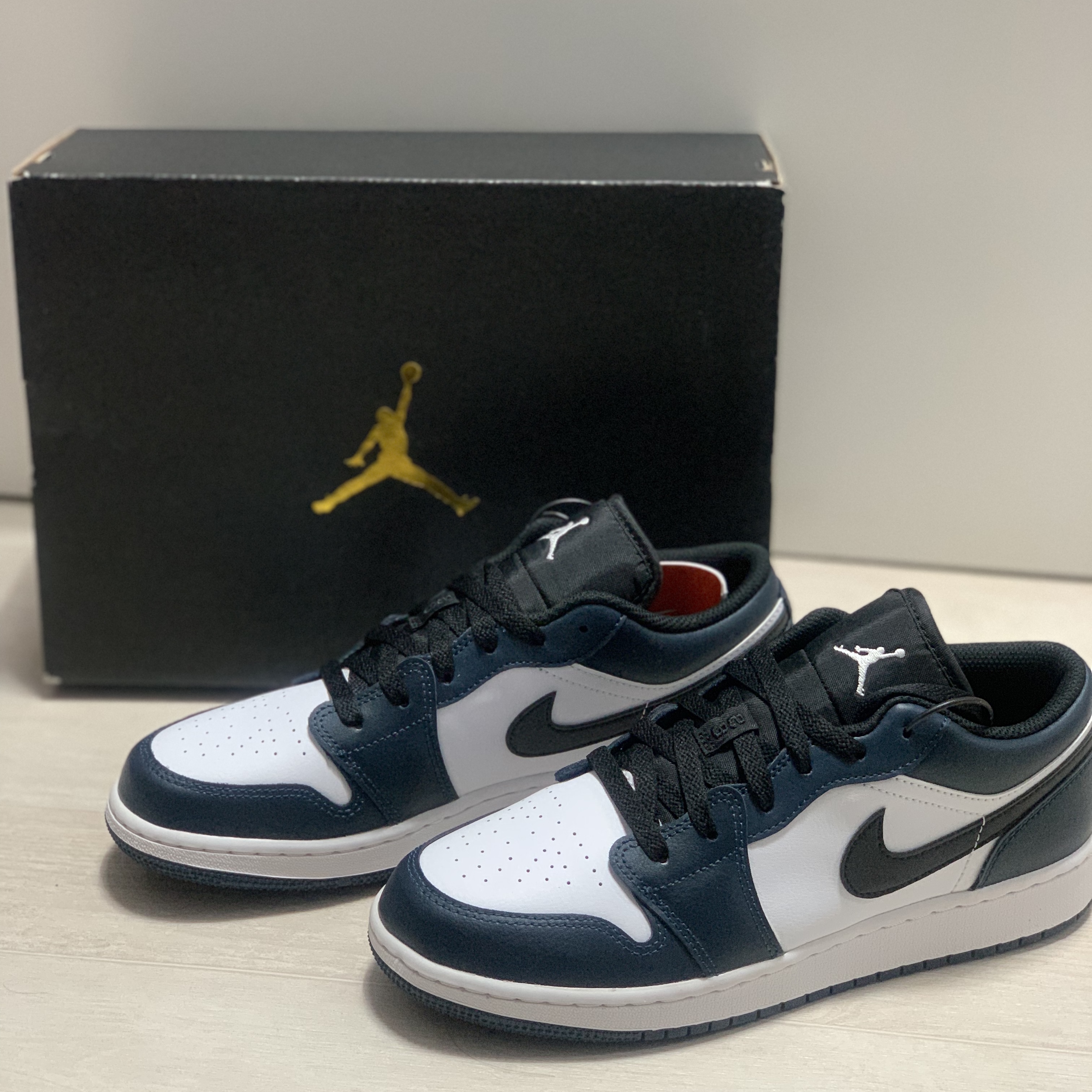 (GS) Jordan 1 Low Armory Navy 착용 스타일 - 1