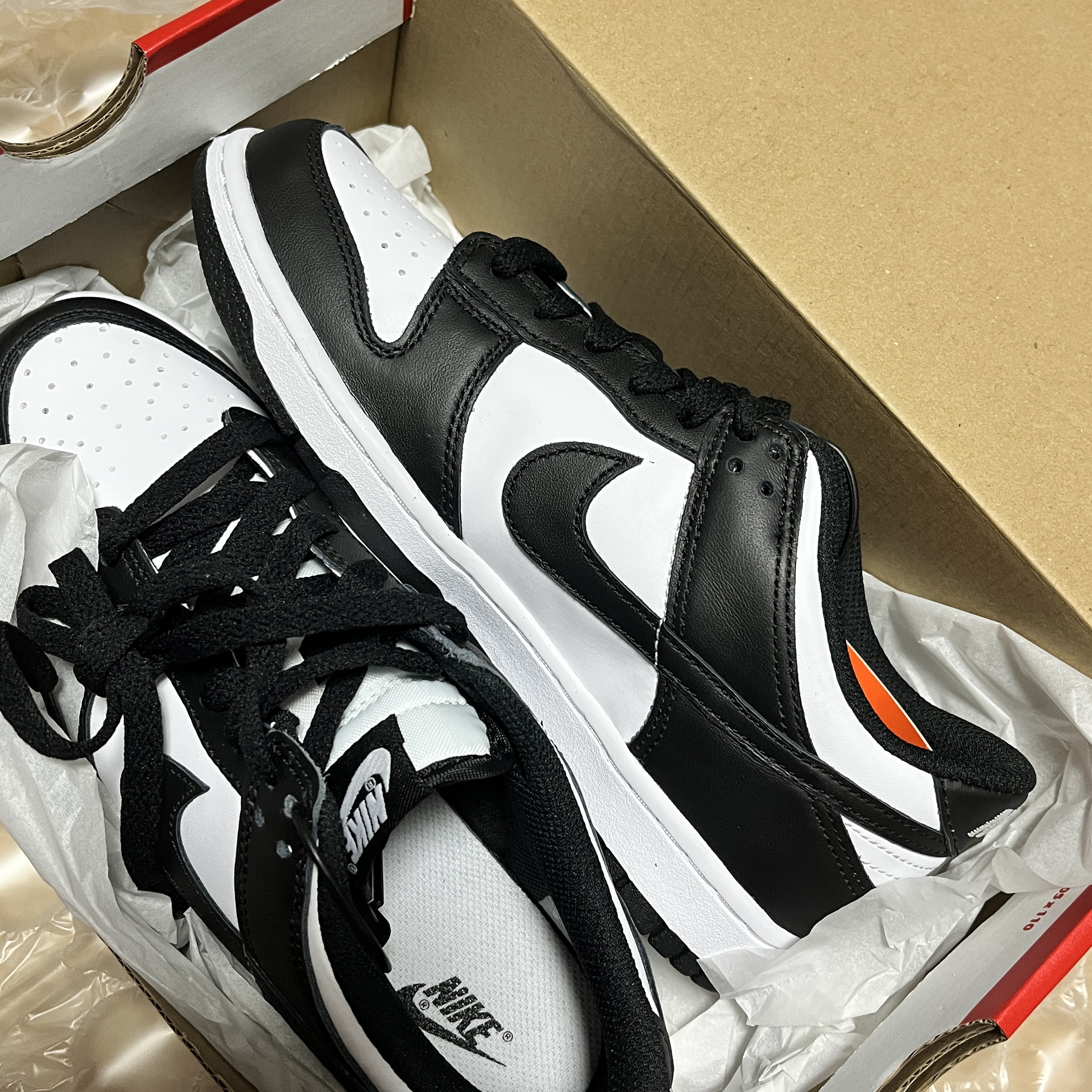 (W) Nike Dunk Low Black, (GS) Nike Dunk Low Black 착용 스타일