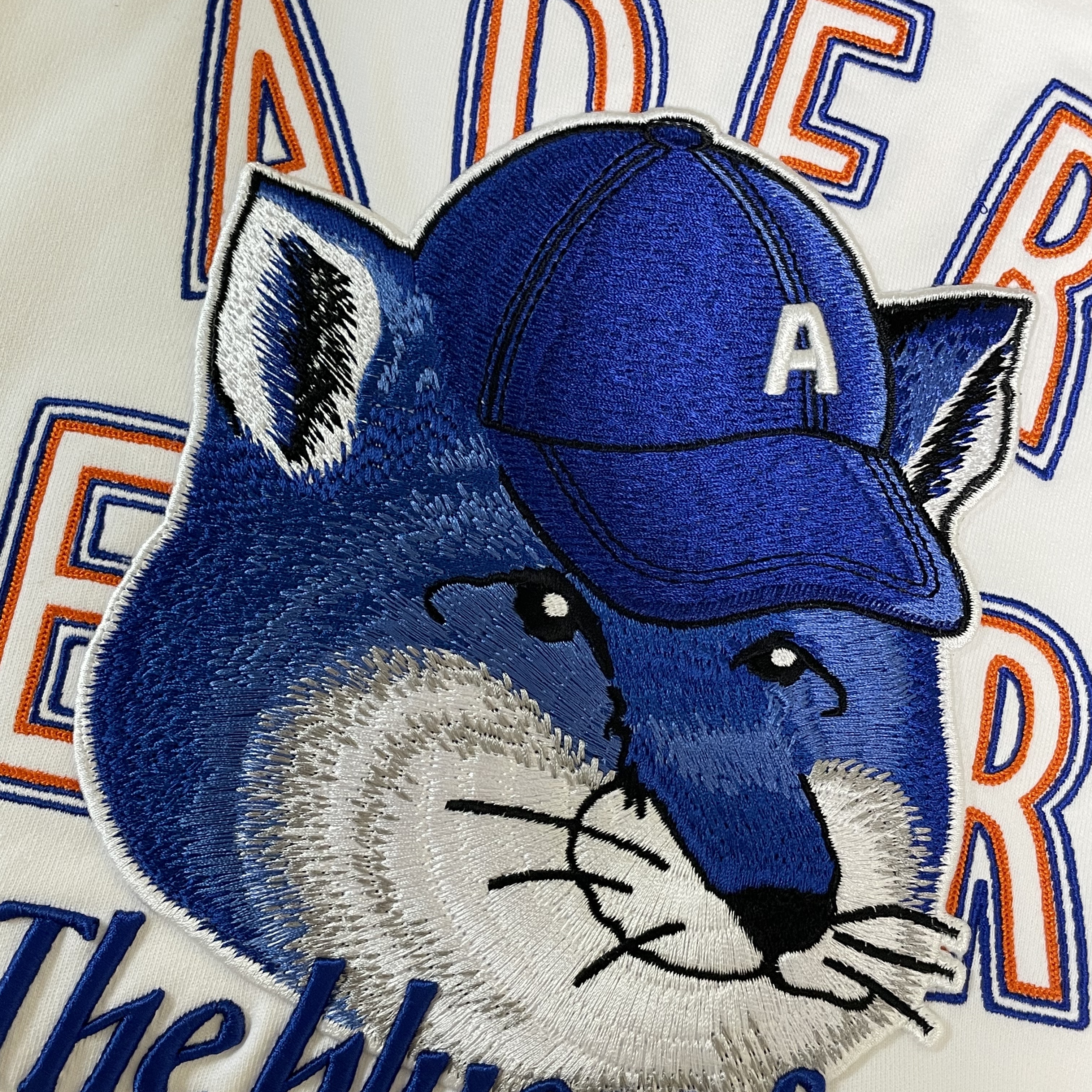 Maison Kitsune x Ader Error The Bluest Fox T-Shirt White 착용 스타일