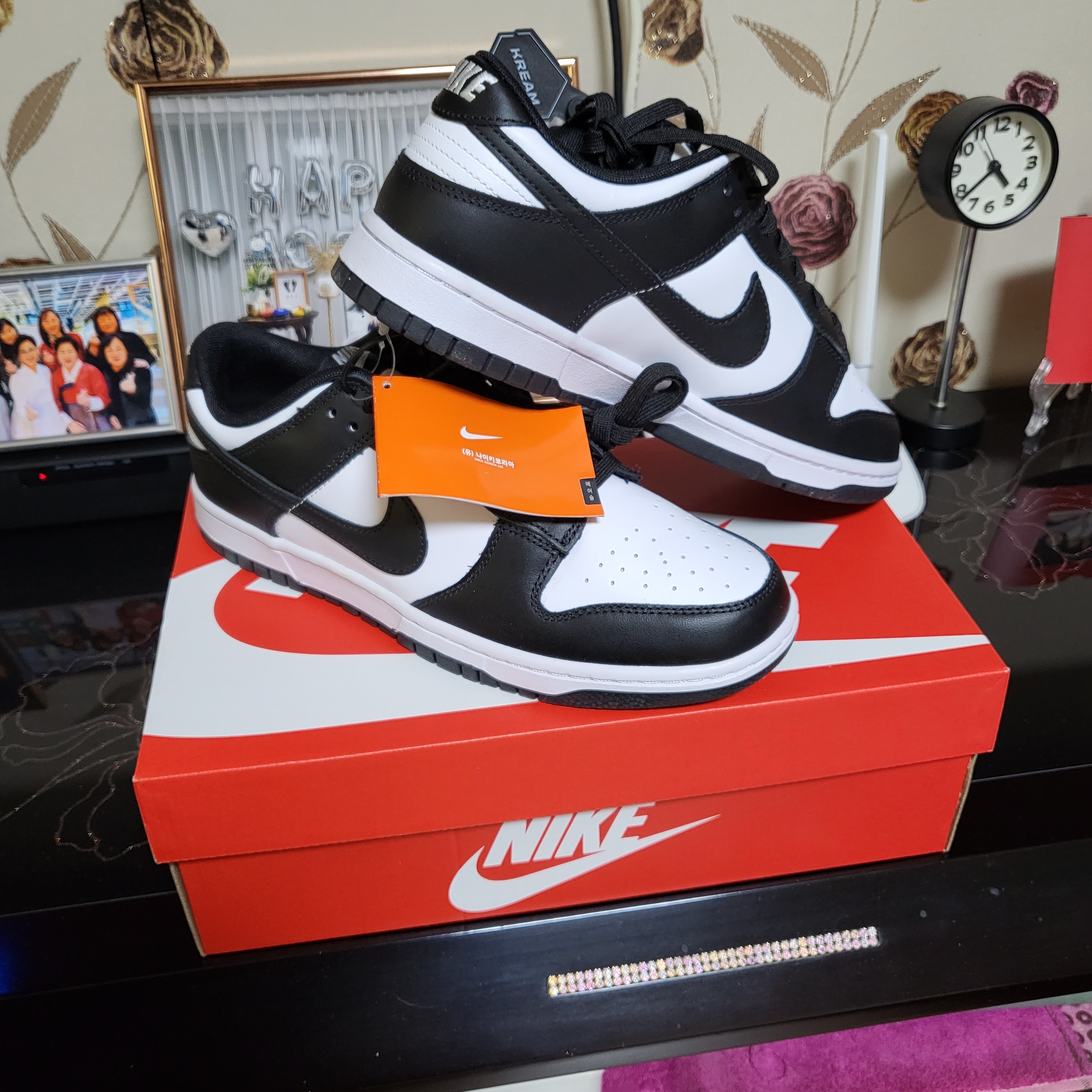 Nike Dunk Low Retro Black 착용 스타일 - 2