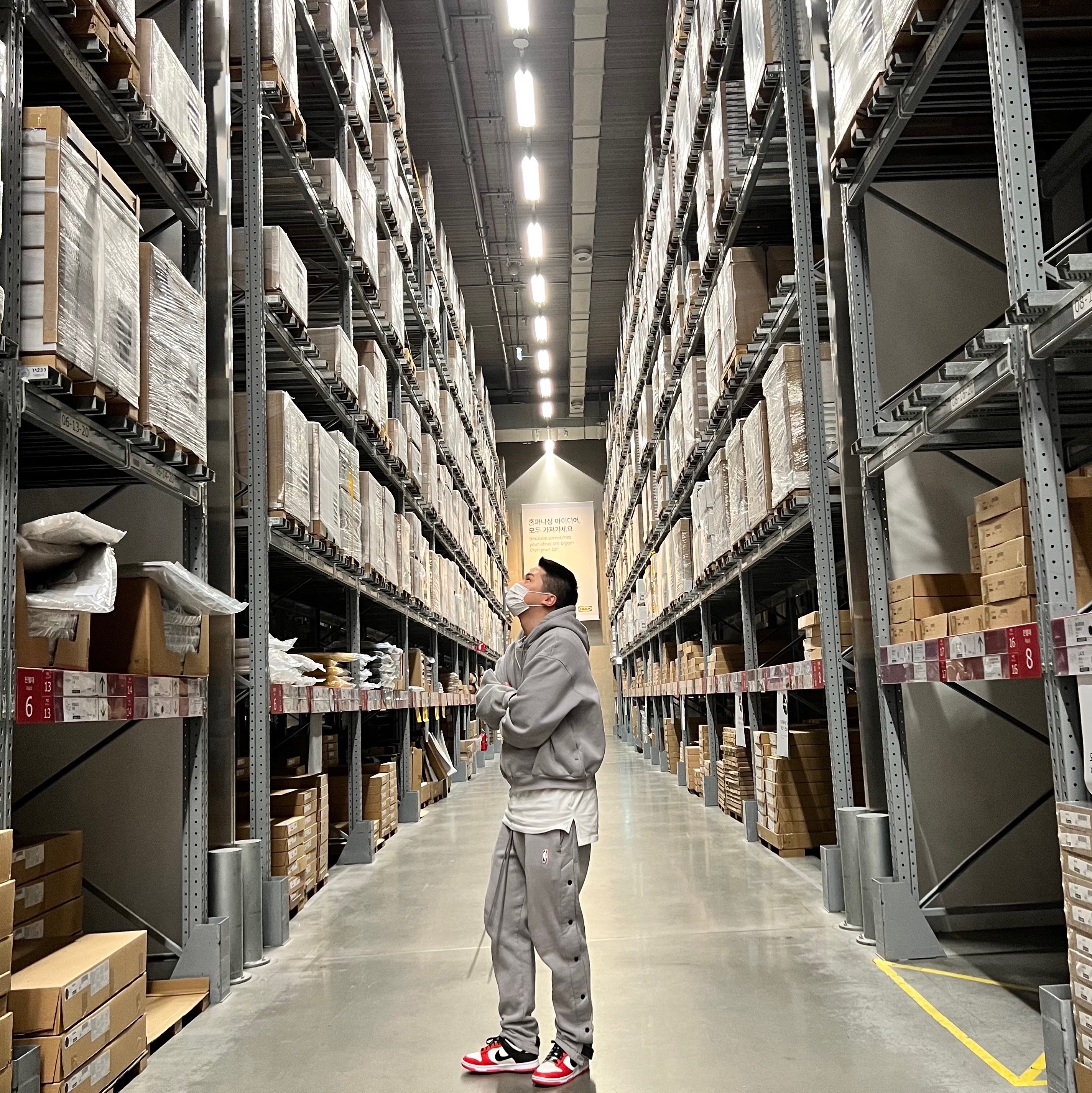 Nike x Fear of God Double Hood Hoodie Dust Sail, Nike x Fear of God Warm Up Pants Dust 착용 스타일 - 2