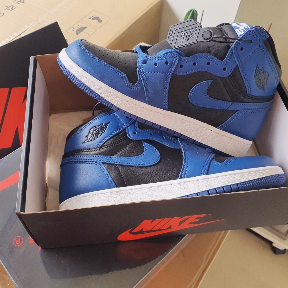 (GS) Jordan 1 Retro High OG Dark Marina Blue, Jordan 1 Retro High OG Dark Marina Blue 착용 스타일