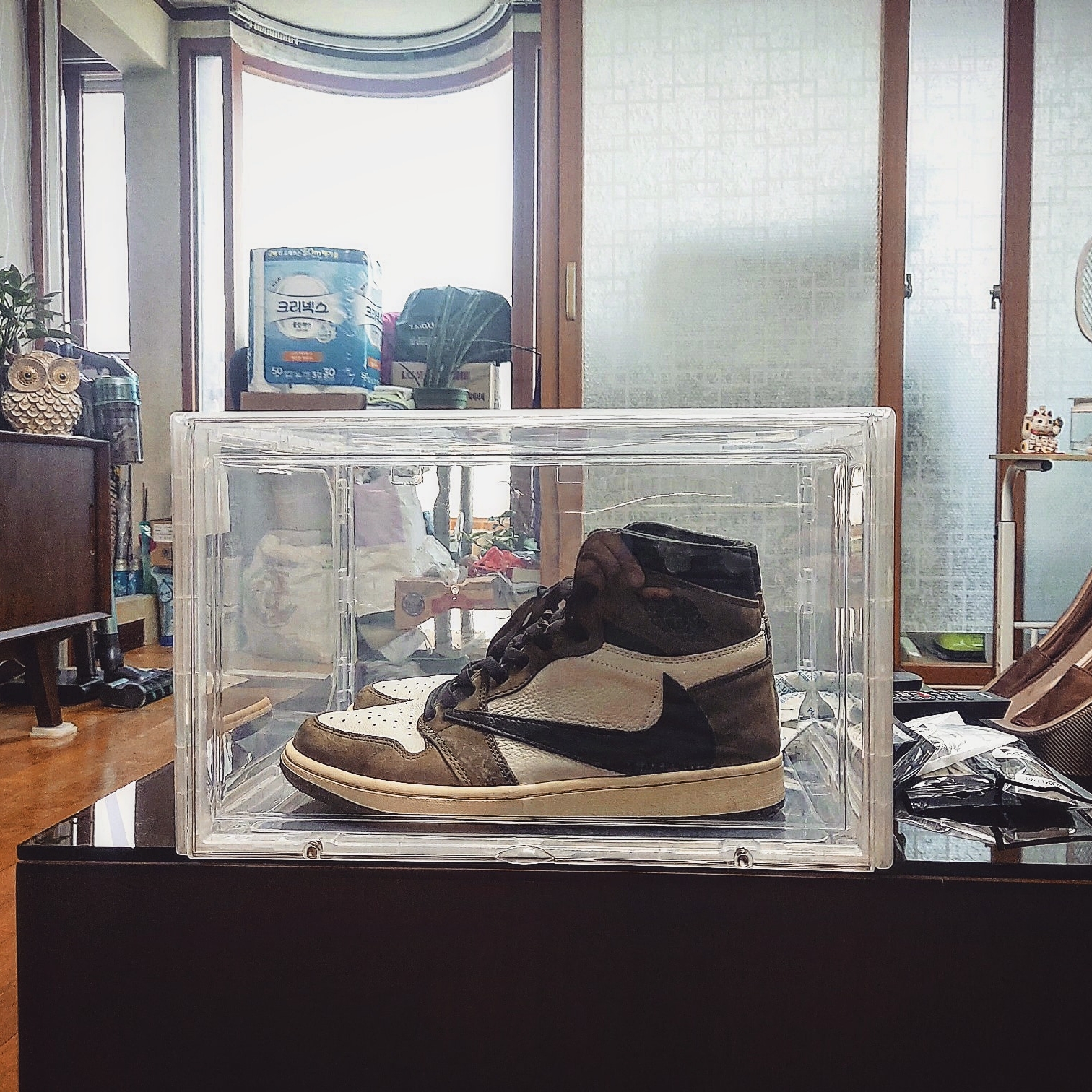 Jordan 1 x Travis Scott Retro High OG SP Mocha 착용 스타일