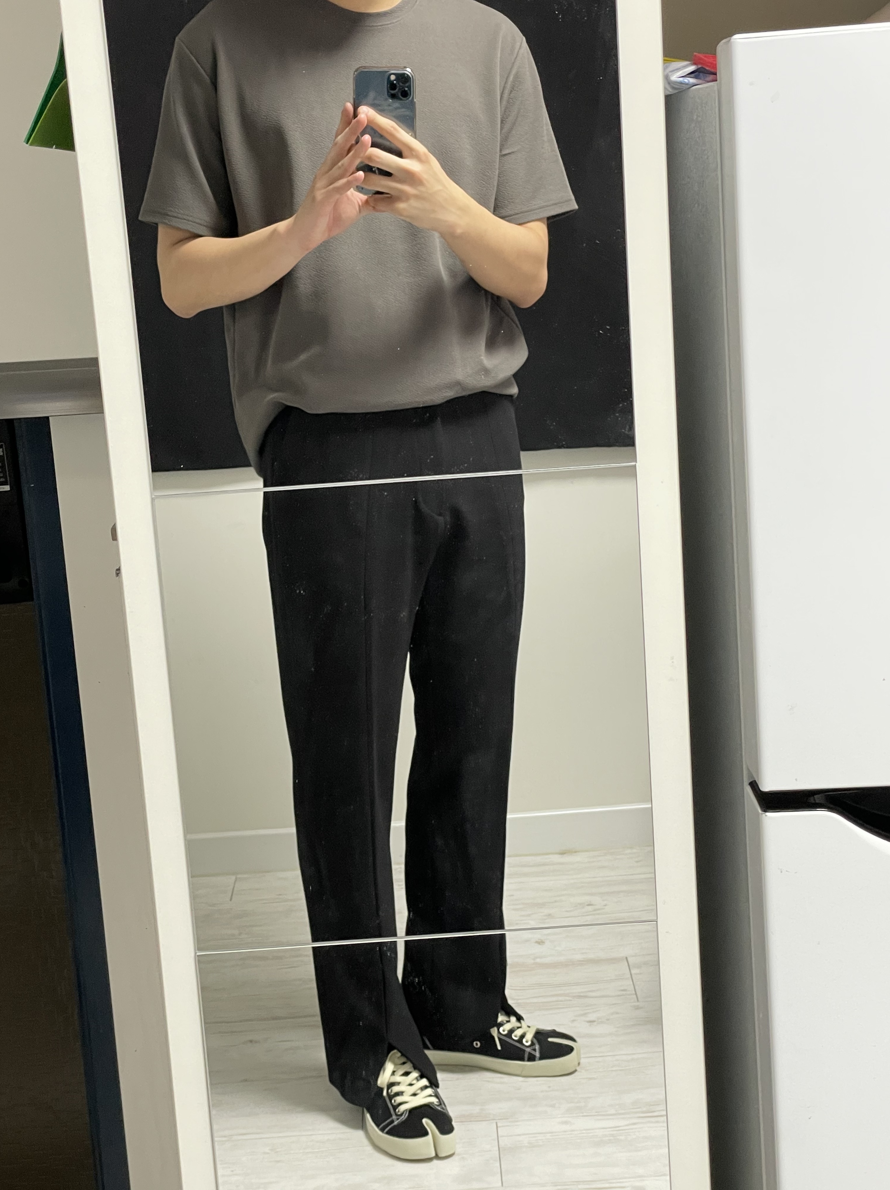 Maison Margiela Tabi Low Black 착용 스타일