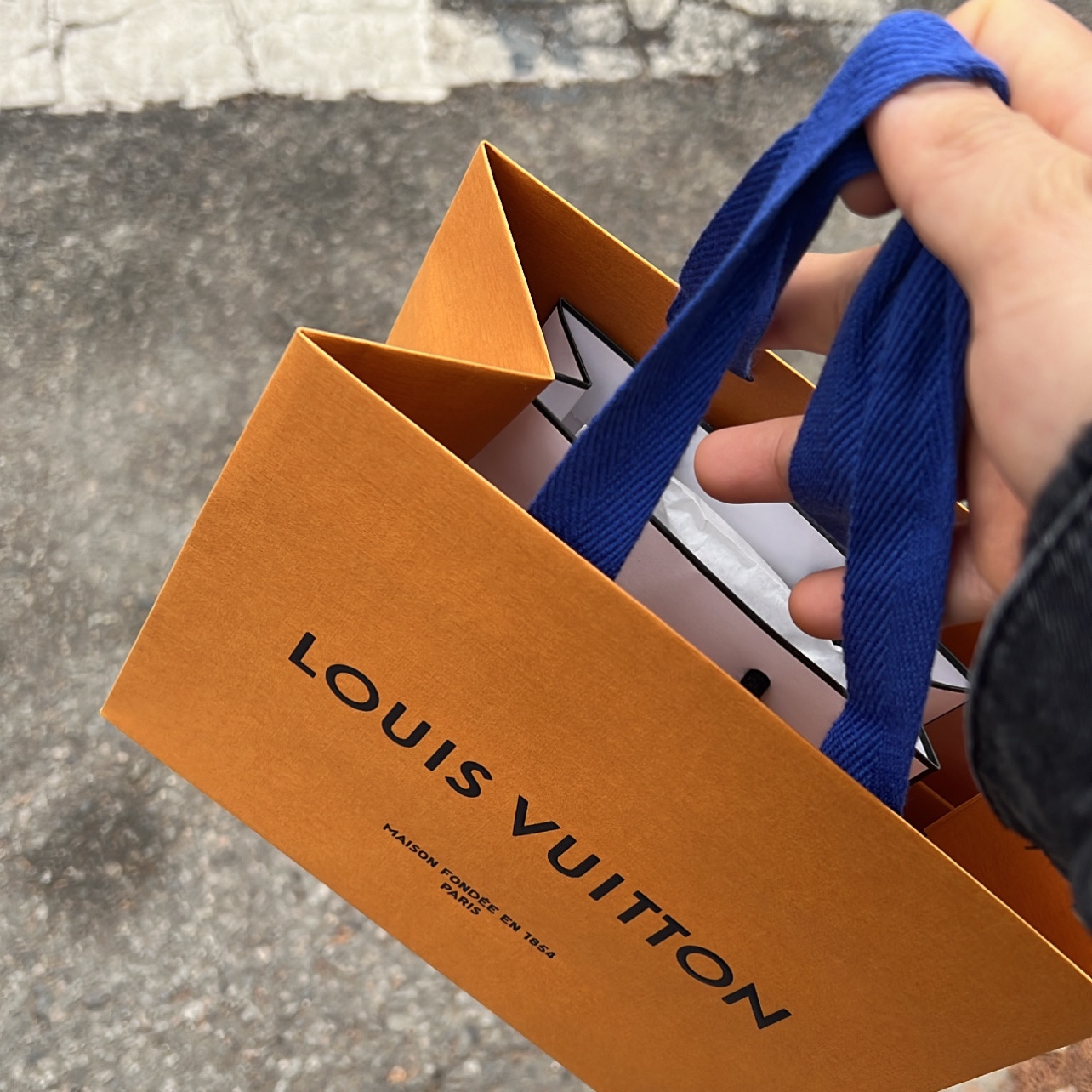Louis Vuitton Pocket Organizer Taurillon Monogram Bleu Rose, Louis Vuitton Pocket Organizer Monogram Eclipse 착용 스타일 - 3