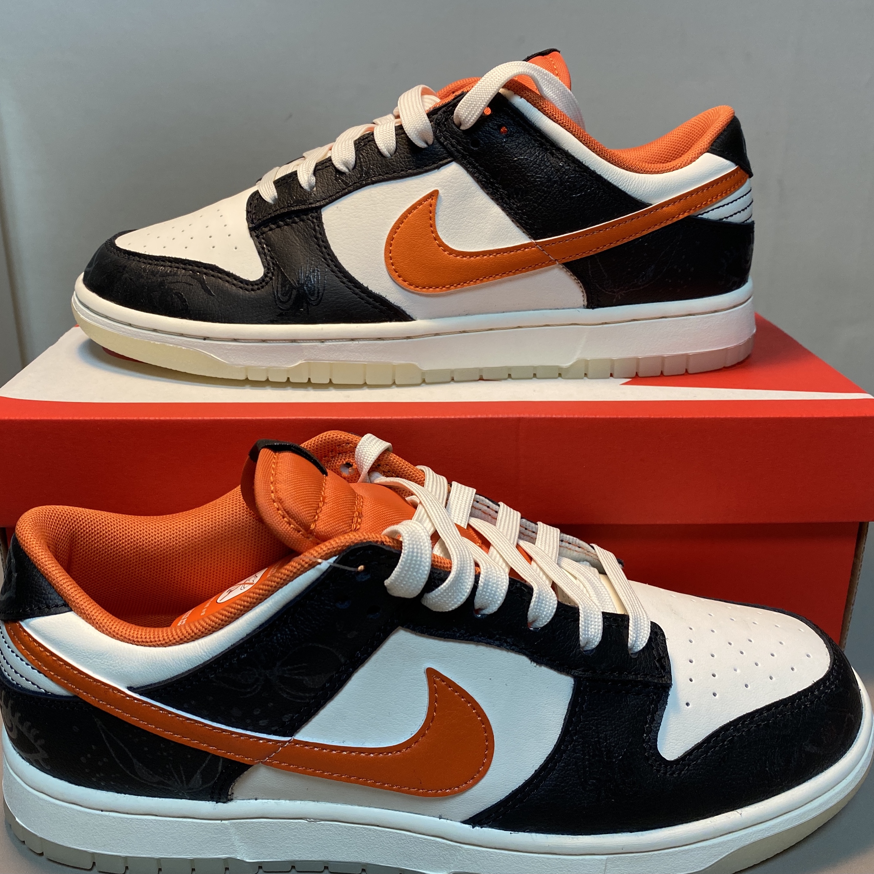 Nike Dunk Low Retro PRM Halloween 착용 스타일 - 1