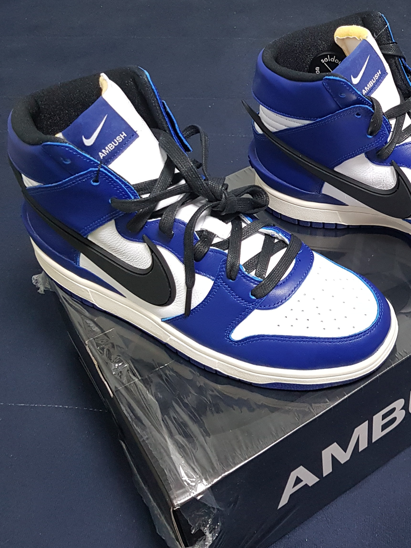 Nike x Ambush Dunk High Deep Royal Blue 착용 스타일 - 1