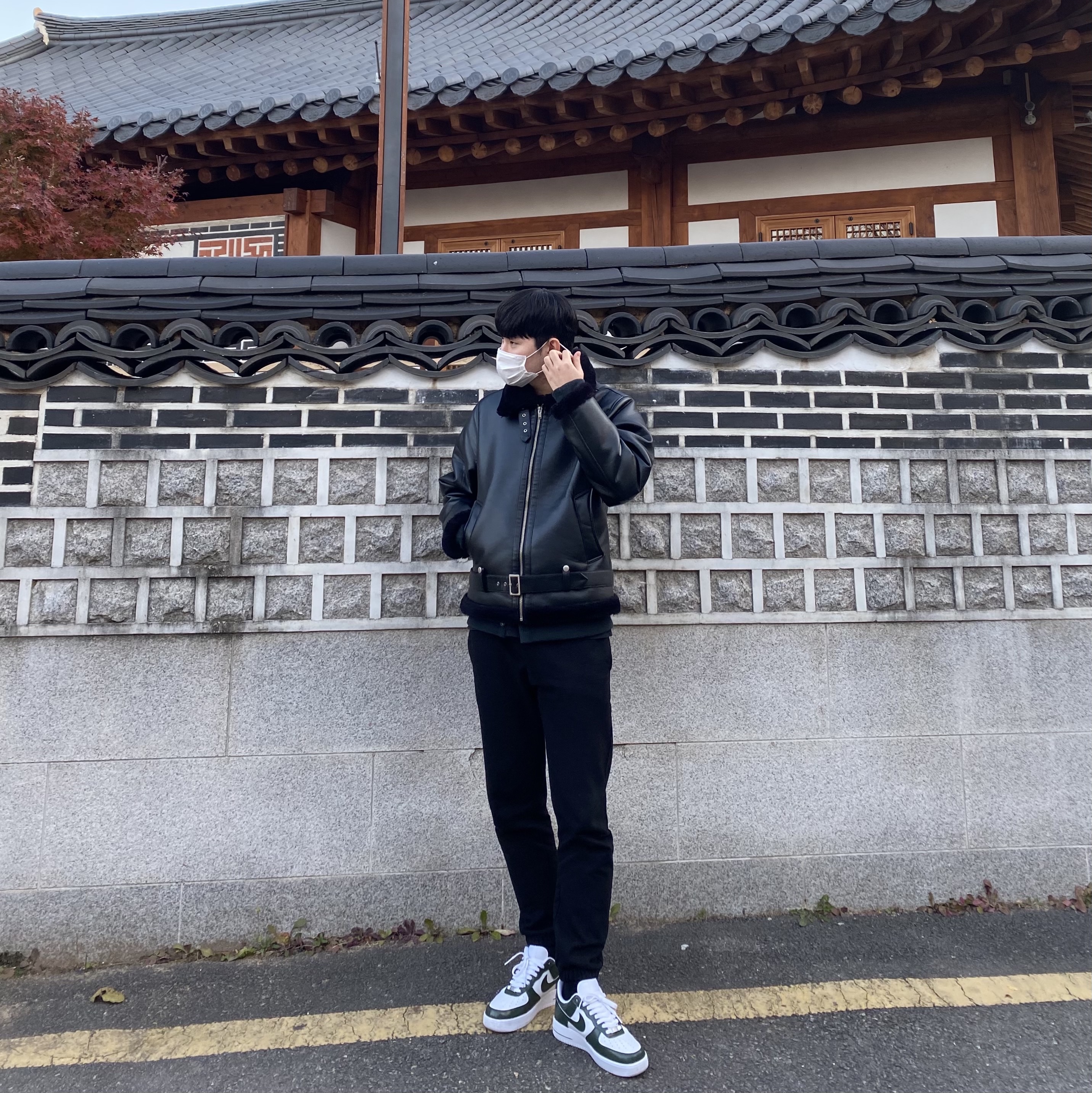 Nike Air Force 1 '07 Low White, (W) Nike Air Force 1 '07 Low White 착용 스타일