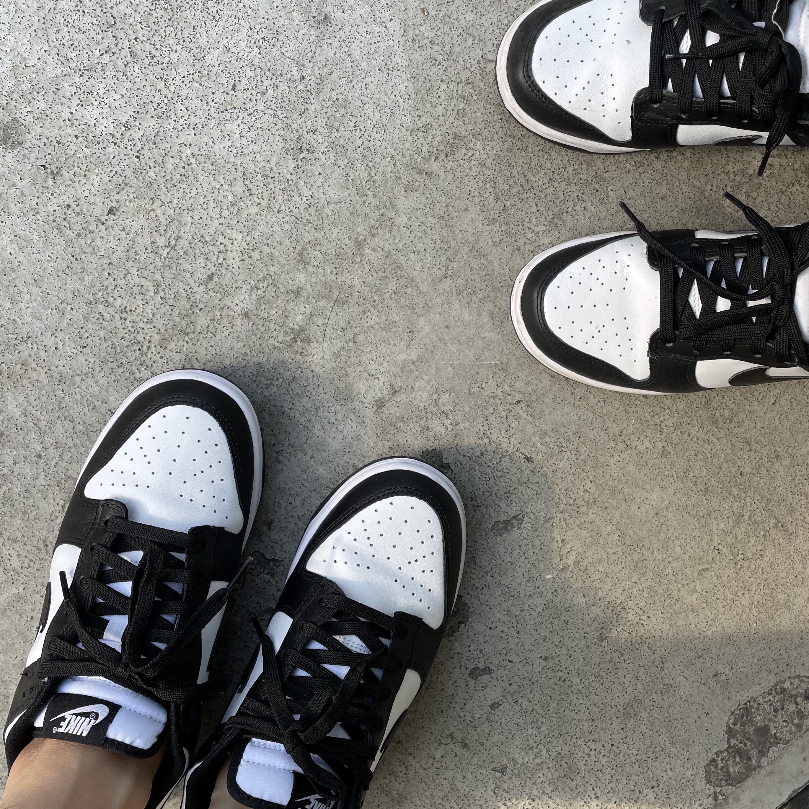 Nike Dunk Low Retro Black, (W) Nike Dunk Low Black 착용 스타일