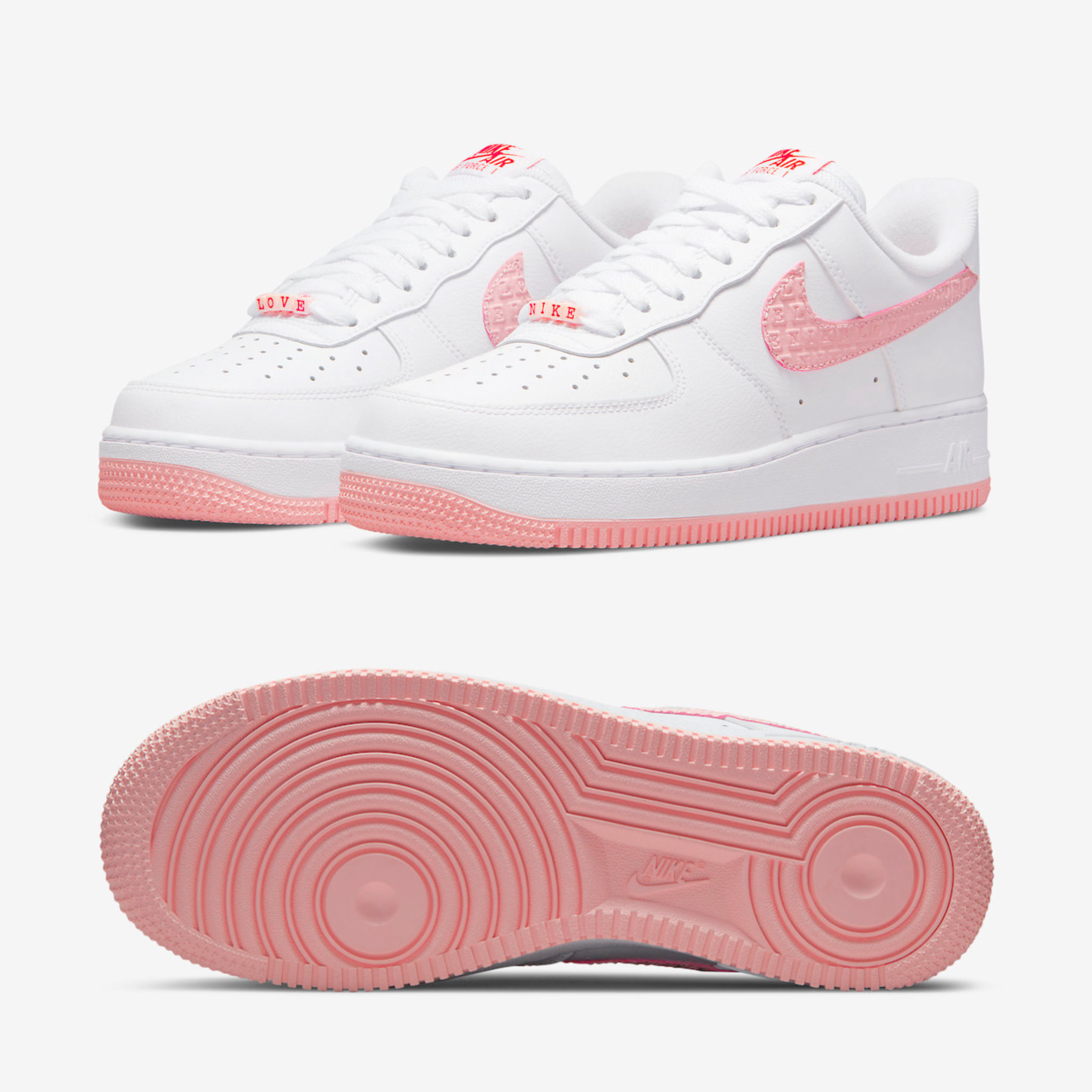 (W) Nike Air Force 1 '07 Valentine Day 2022 착용 스타일 - 2