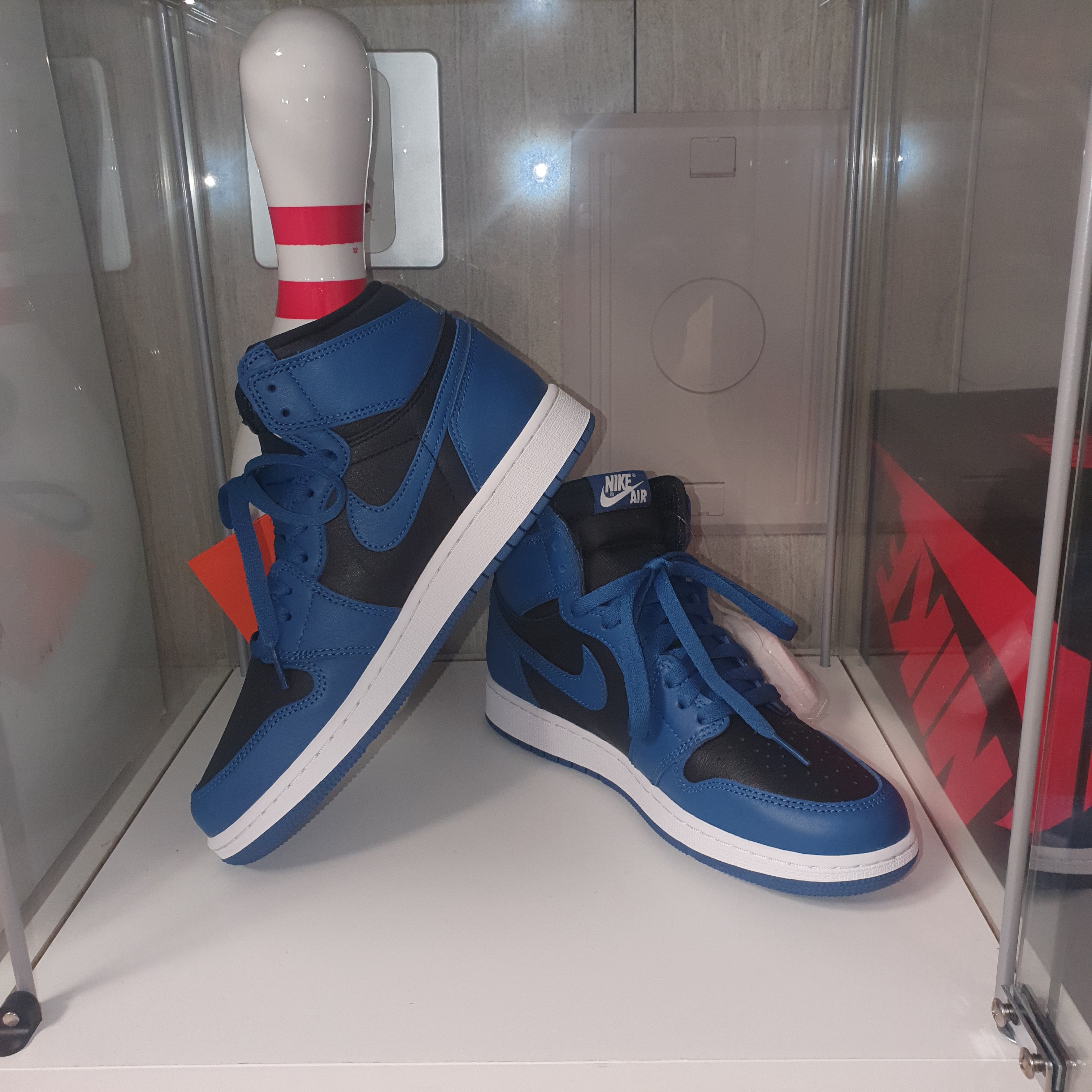 (GS) Jordan 1 Retro High OG Dark Marina Blue 착용 스타일