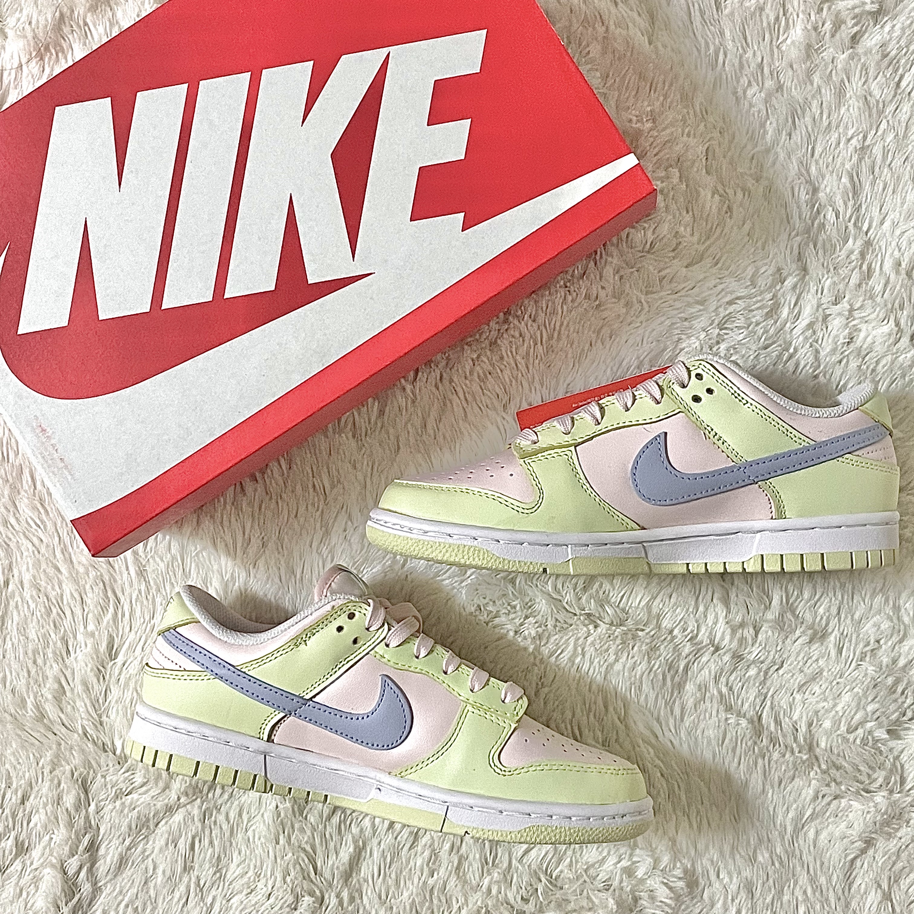 (W) Nike Dunk Low Light Soft Pink 착용 스타일