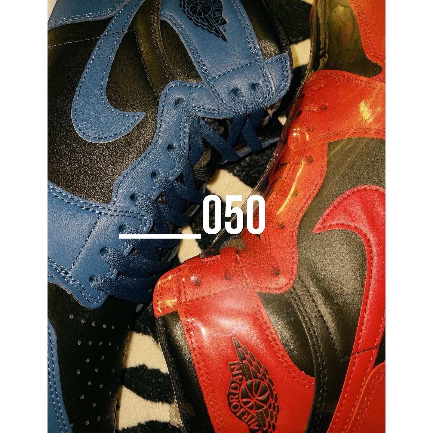 Jordan 1 Retro High OG Dark Marina Blue, Jordan 1 Retro High OG Pollen 착용 스타일 - 4