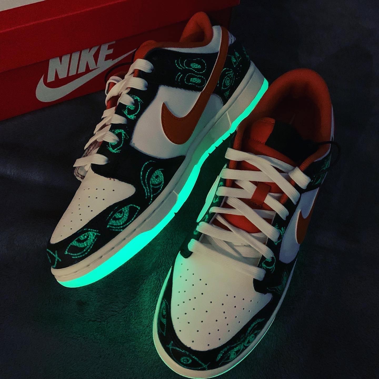Nike Dunk Low Retro PRM Halloween 착용 스타일 - 1
