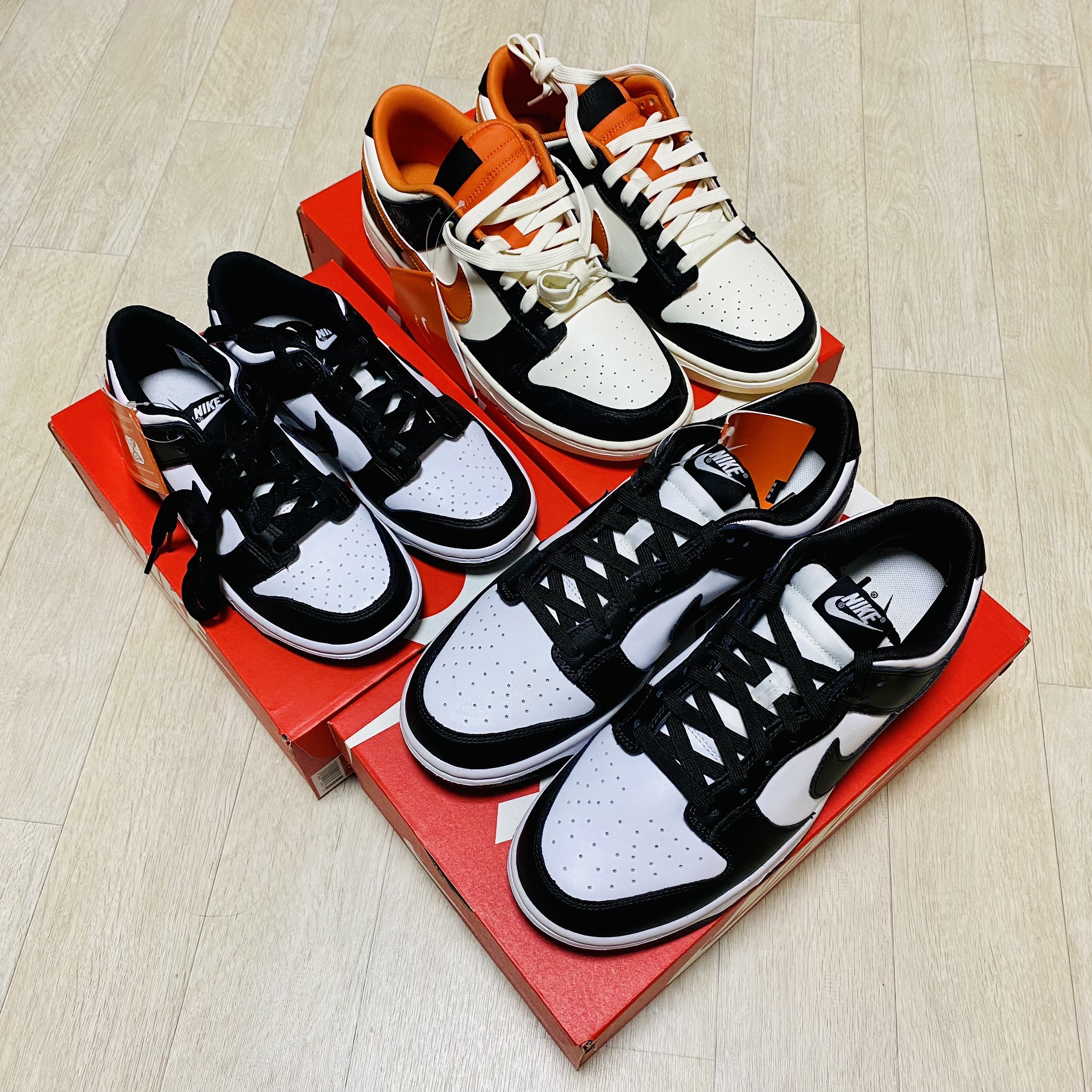 Nike Dunk Low Retro Black, (GS) Nike Dunk Low Black 착용 스타일