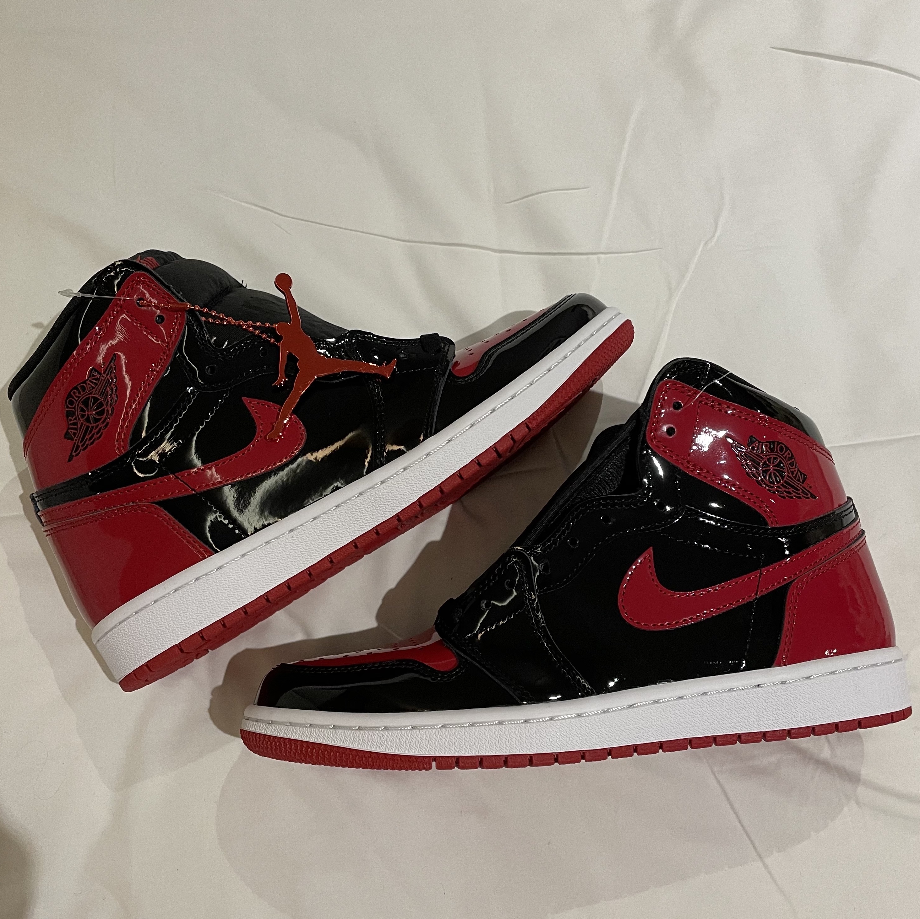 Jordan 1 Retro High OG Patent Bred 착용 스타일