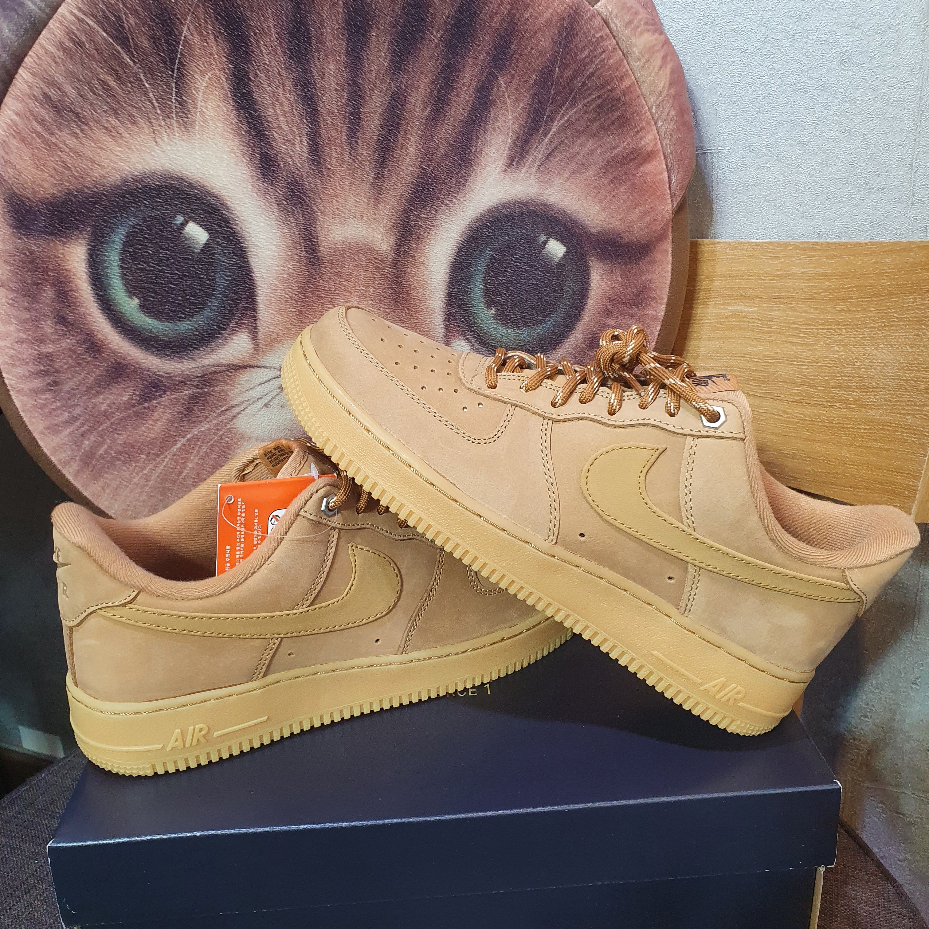 Nike Air Force 1 '07 WB Flax 착용 스타일 - 2