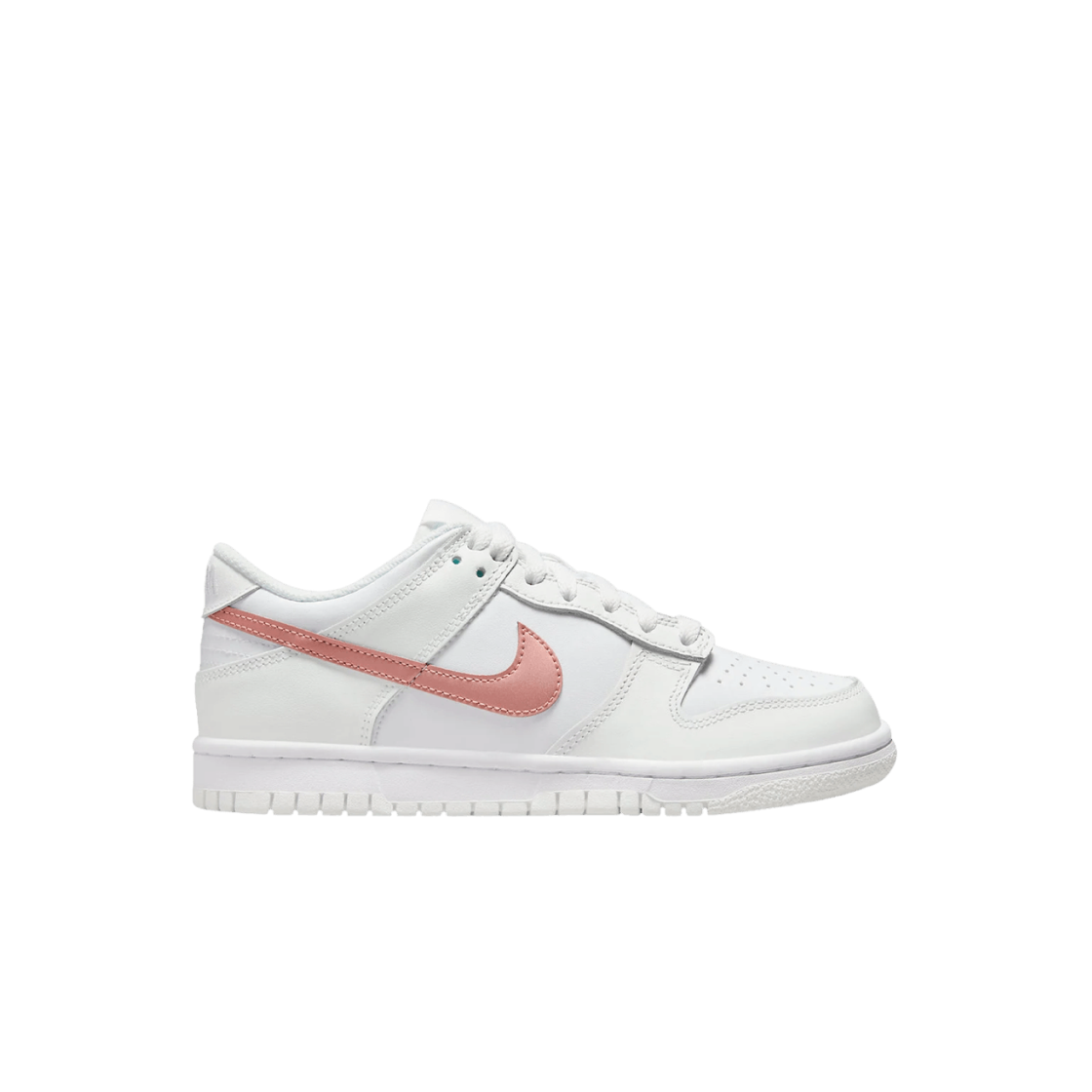 (GS) 나이키 덩크 로우 화이트 로즈 핑크((GS) Nike Dunk Low White Rose Pink)