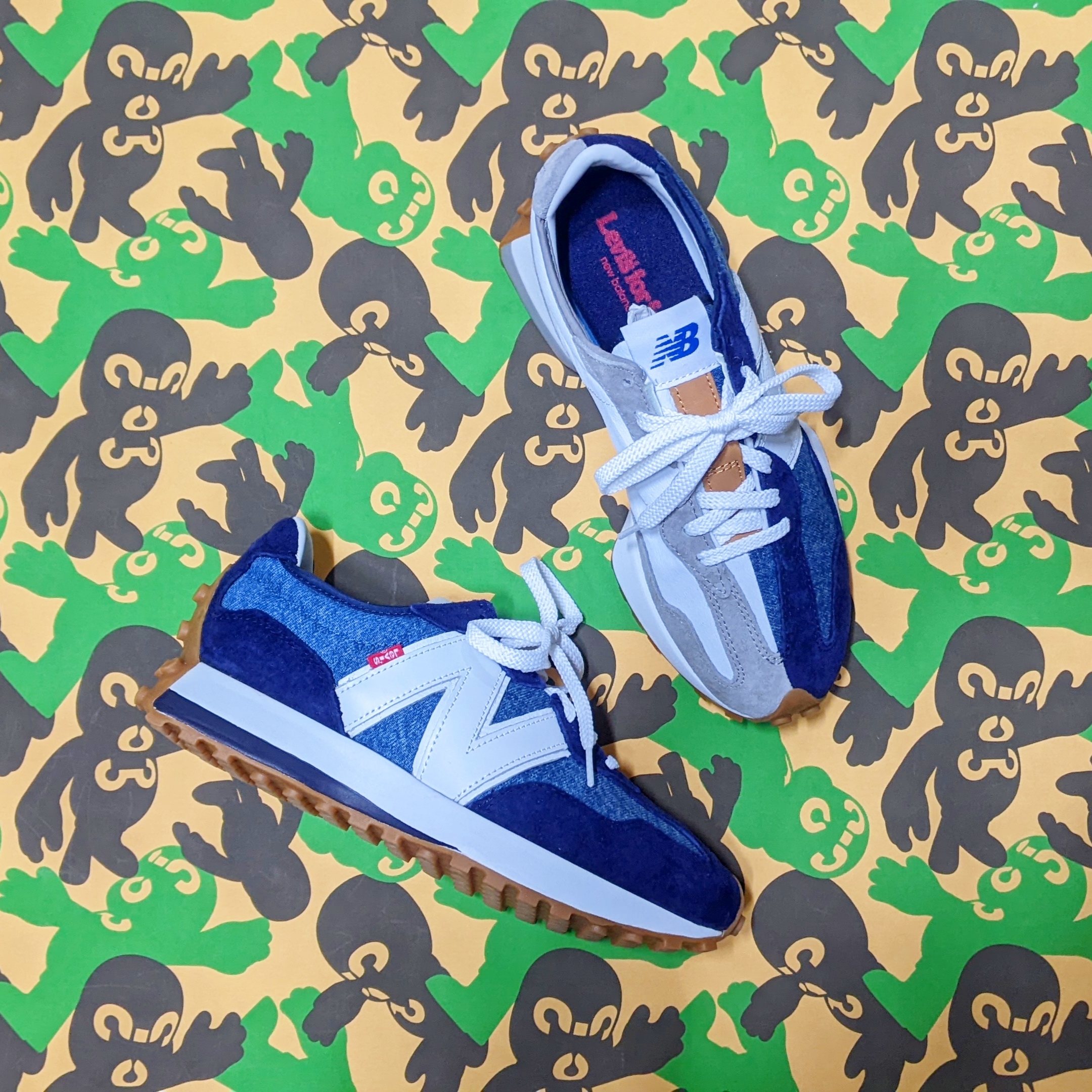 New Balance x Levi's 327 Navy (Levi's Tag) 착용 스타일