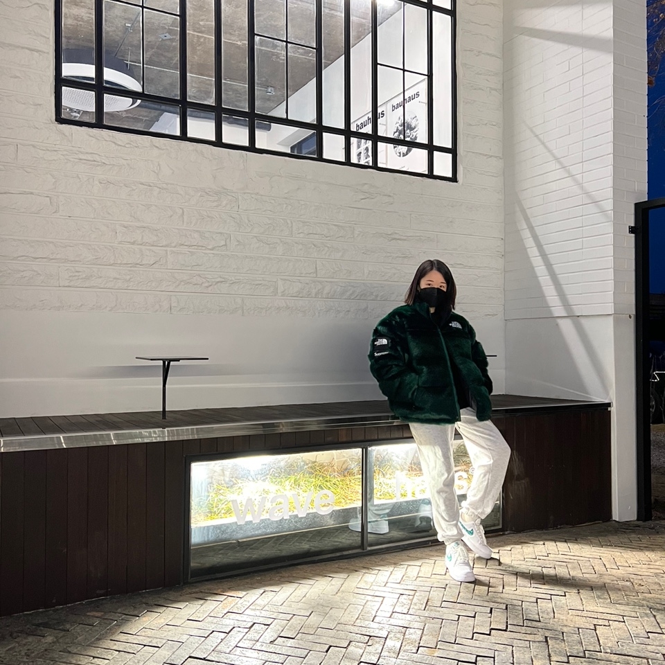 Supreme x The North Face Faux Fur Nuptse Jacket Green - 20FW, (W) Nike Air Force 1 '07 Essential Paisley Swoosh White Malachite 착용 스타일