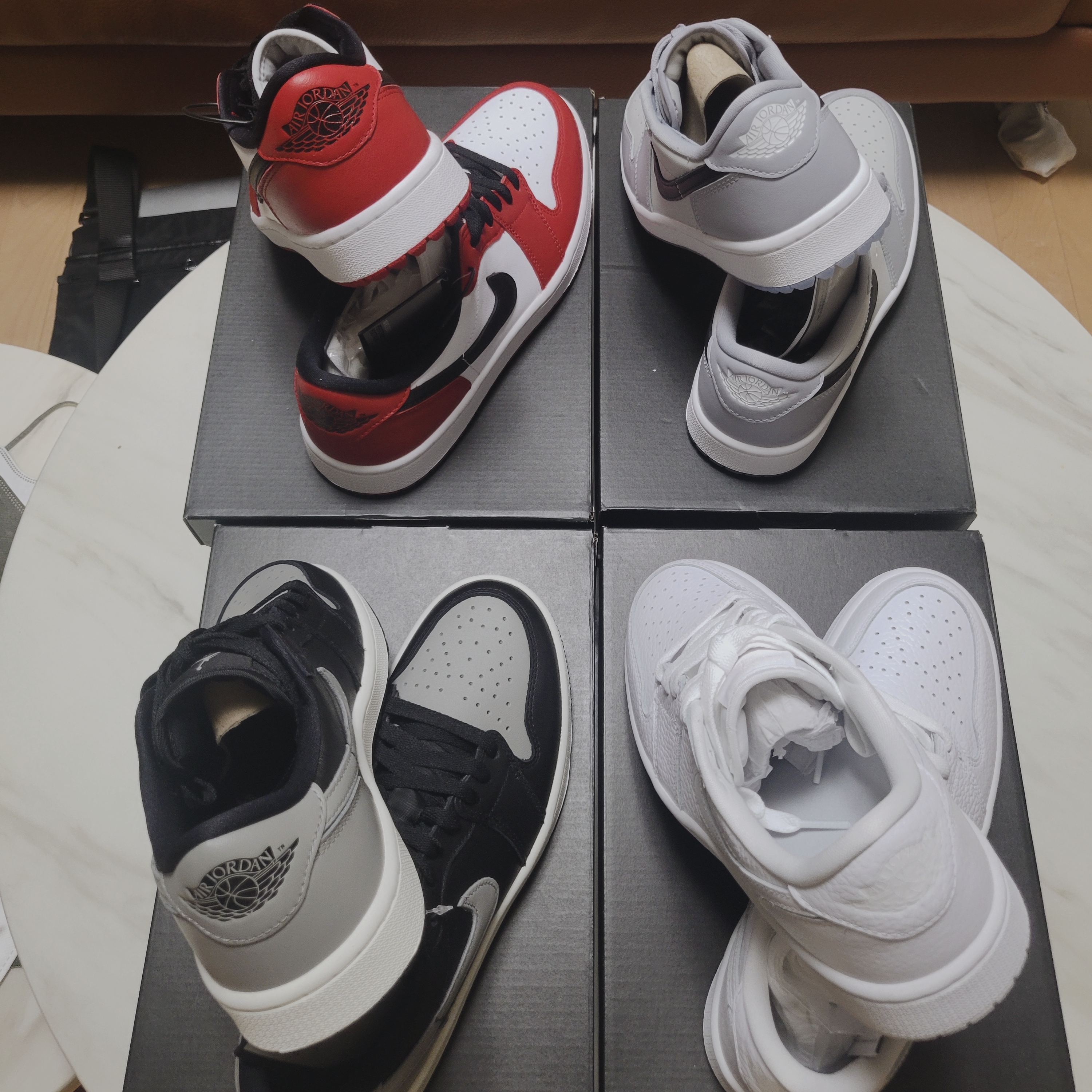 Jordan 1 Low Golf Chicago, Jordan 1 Low Golf Wolf Grey 착용 스타일 - 3