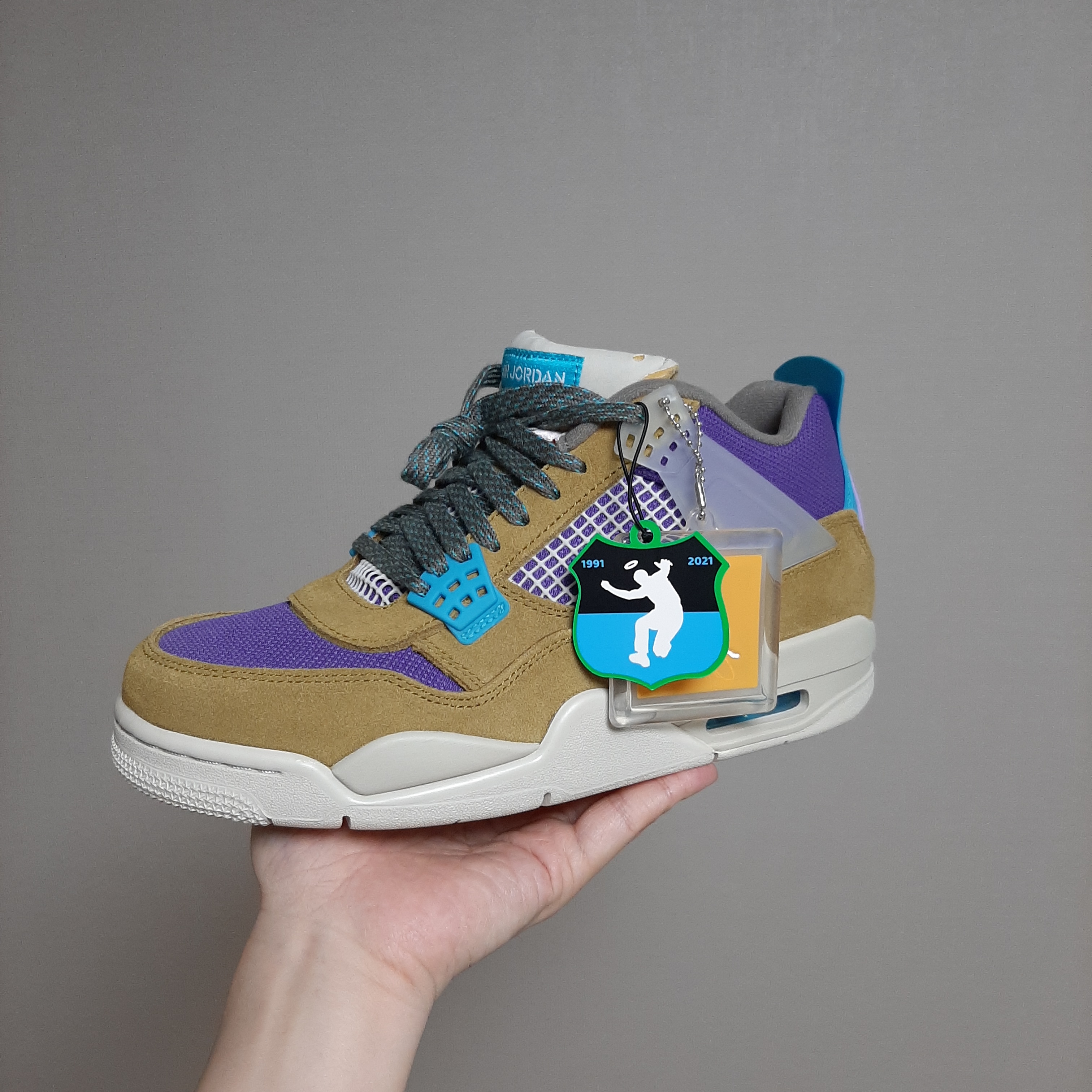 Nike x Off-White Dunk Low The 50 - Lot 46, Jordan 4 x Union Retro SP Desert Moss 착용 스타일 - 2