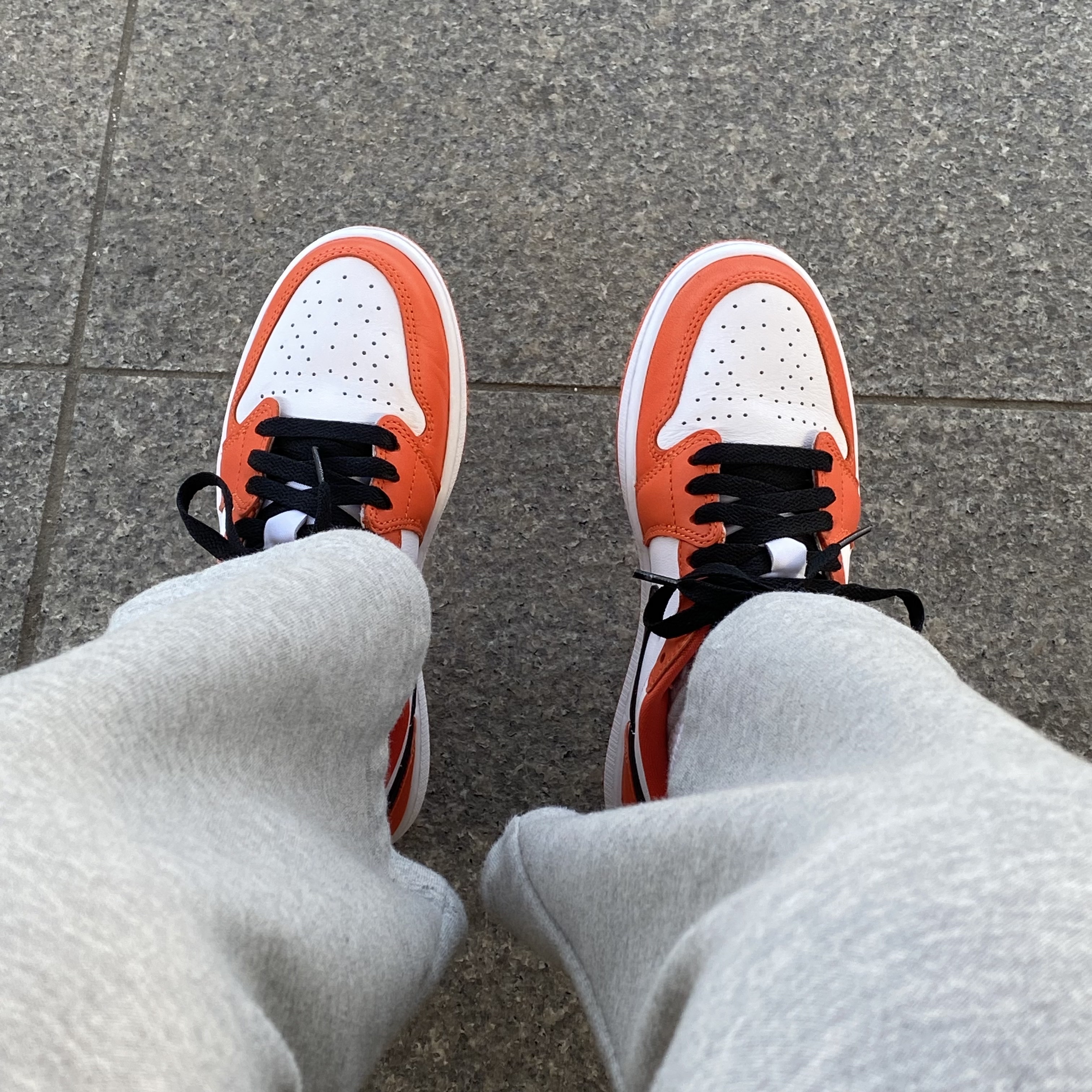 (W) Jordan 1 Low OG Starfish 착용 스타일 - 2