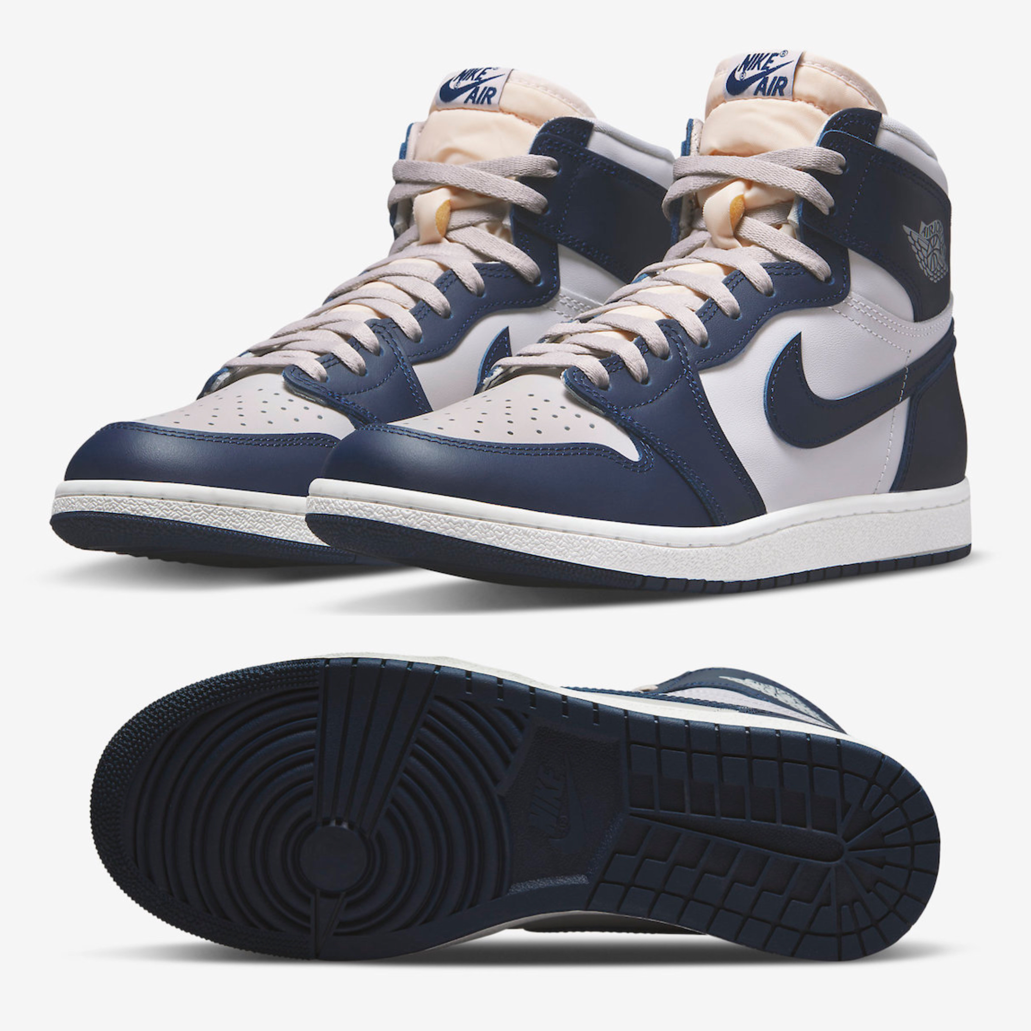 Jordan 1 High 85 College Navy 착용 스타일 - 2