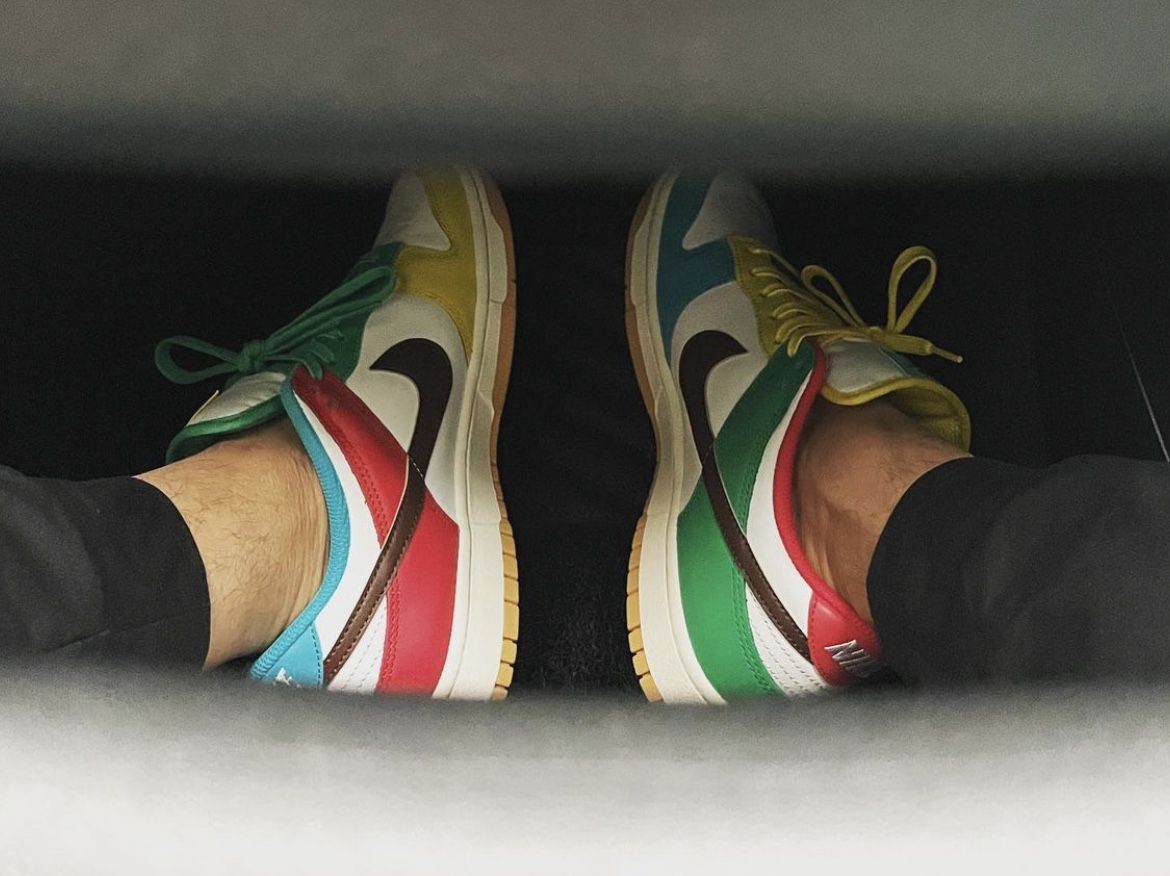 Nike Dunk Low SE Free.99 White 착용 스타일
