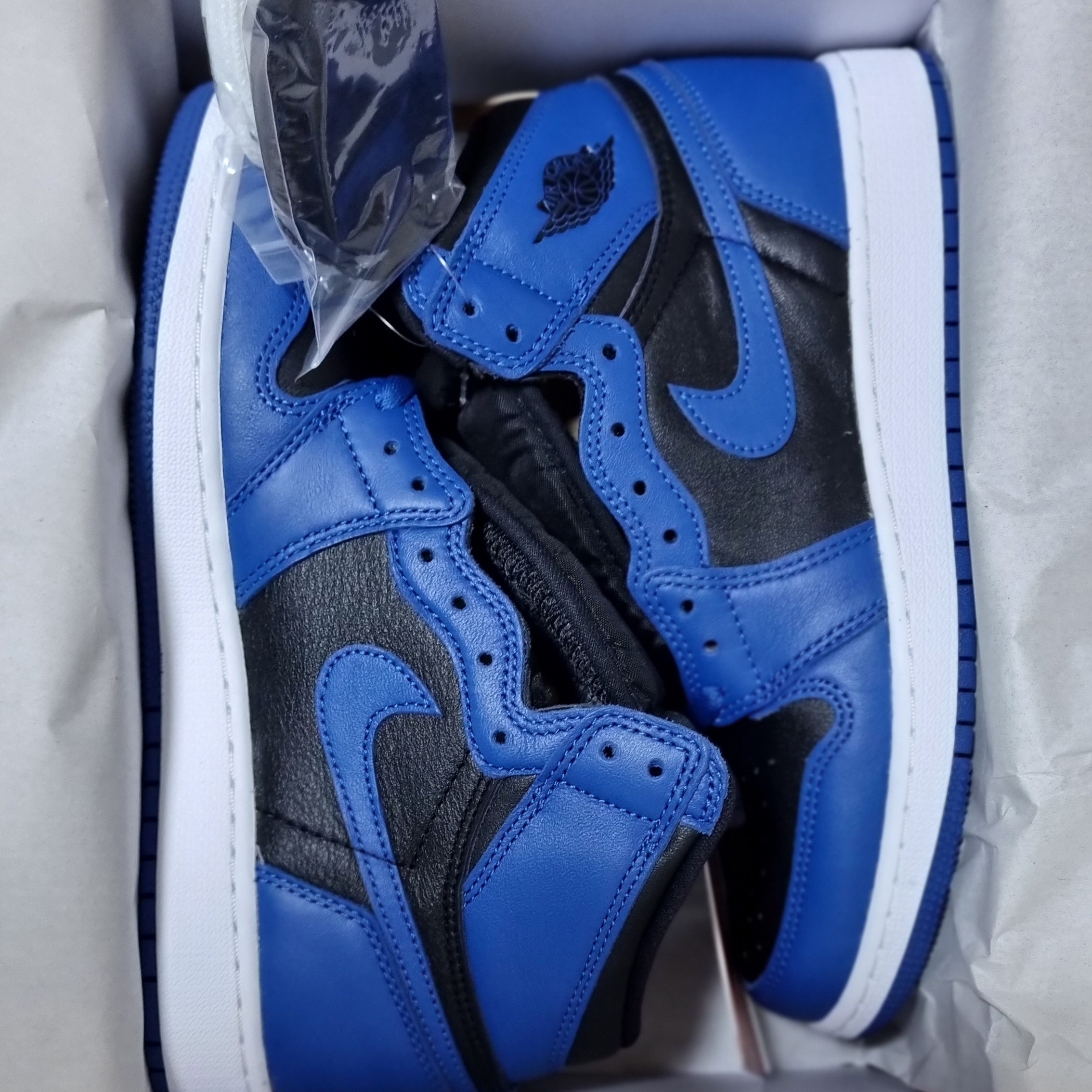 (GS) Jordan 1 Retro High OG Dark Marina Blue 착용 스타일 - 1