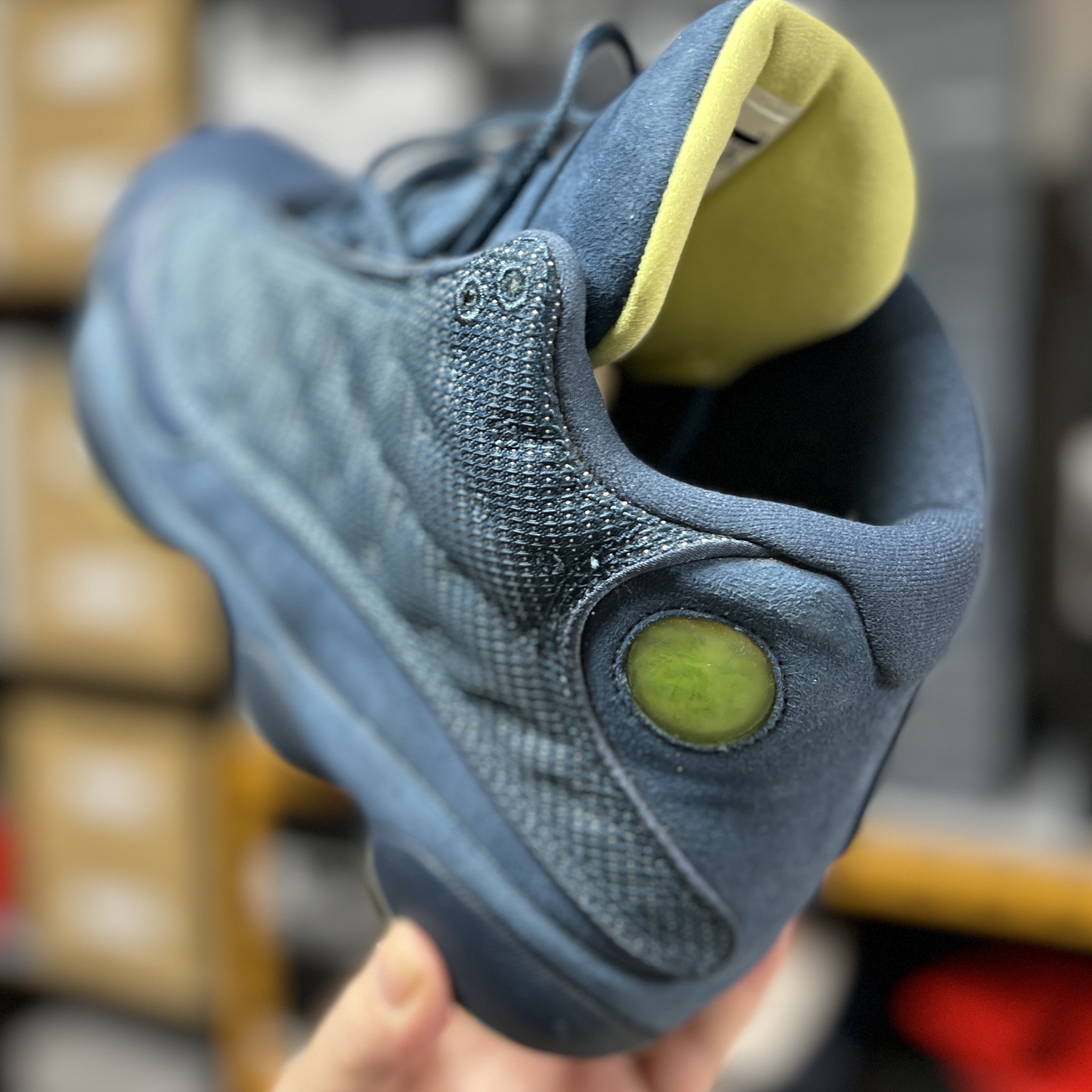Jordan 13 Retro Squadron Blue 착용 스타일 - 2