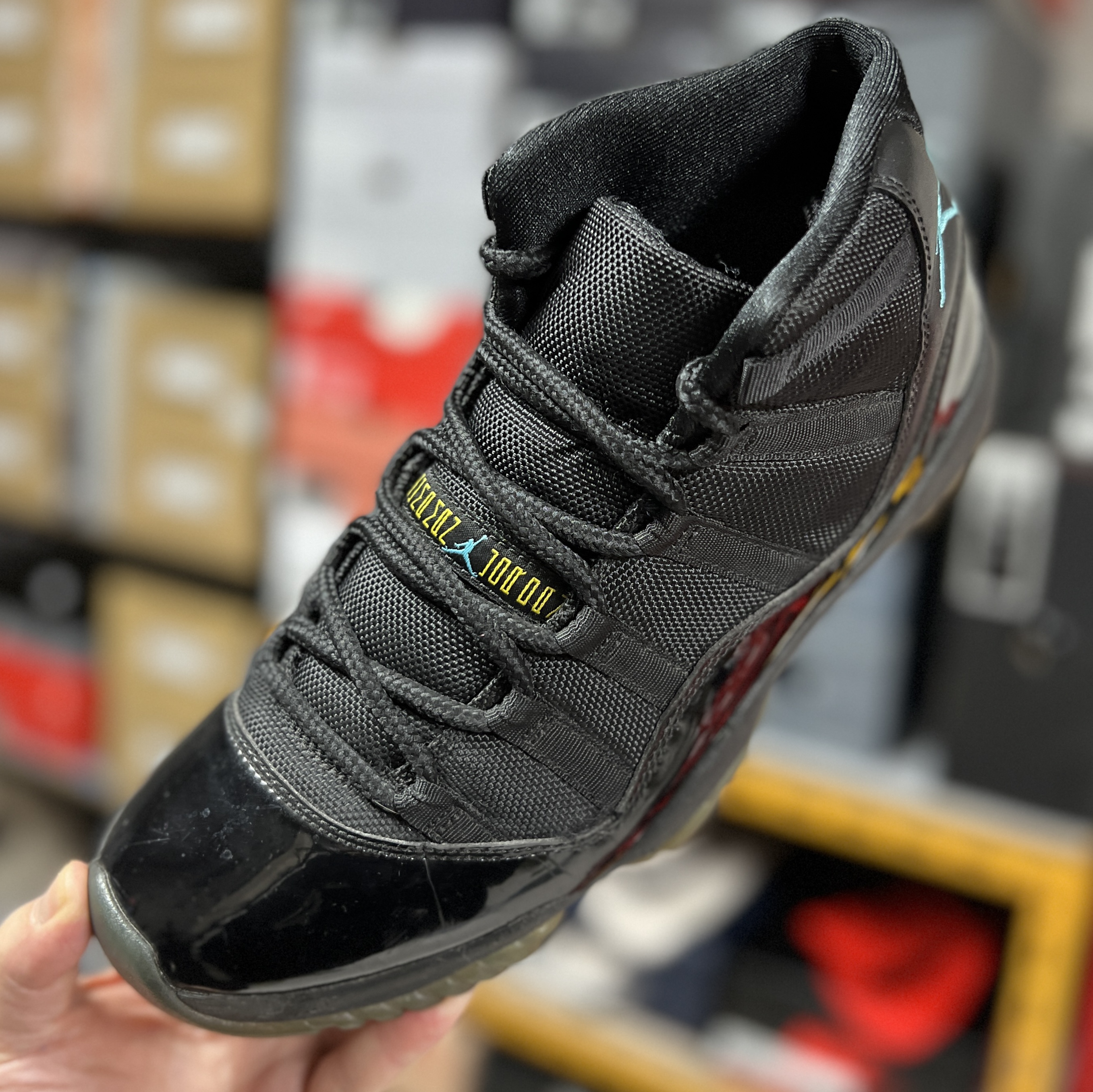 Jordan 11 Retro Gamma Blue 착용 스타일 - 1