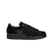 (W) Adidas Superstar Metal Toe Black Gold