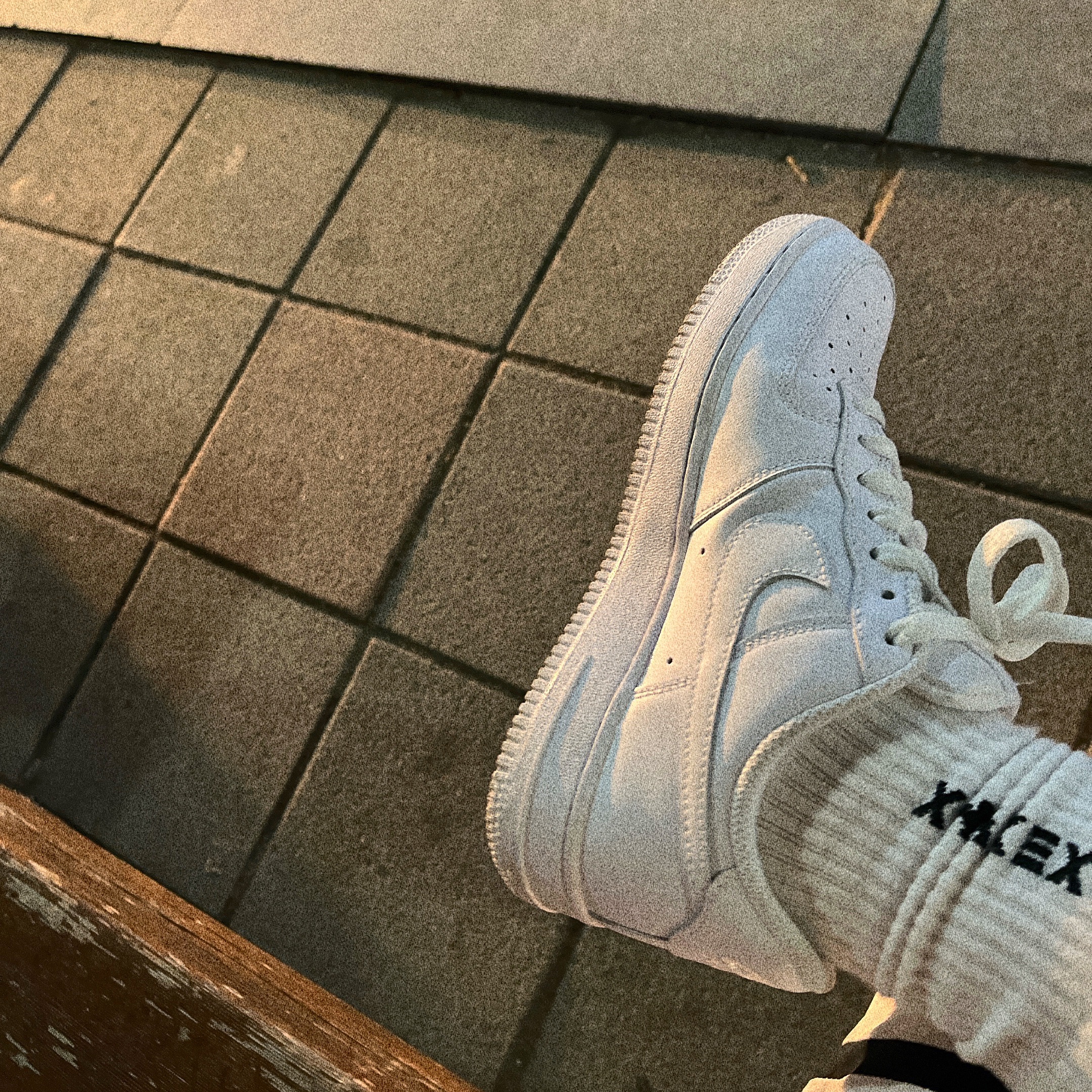 (W) Nike Air Force 1 '07 Low White 착용 스타일 - 2