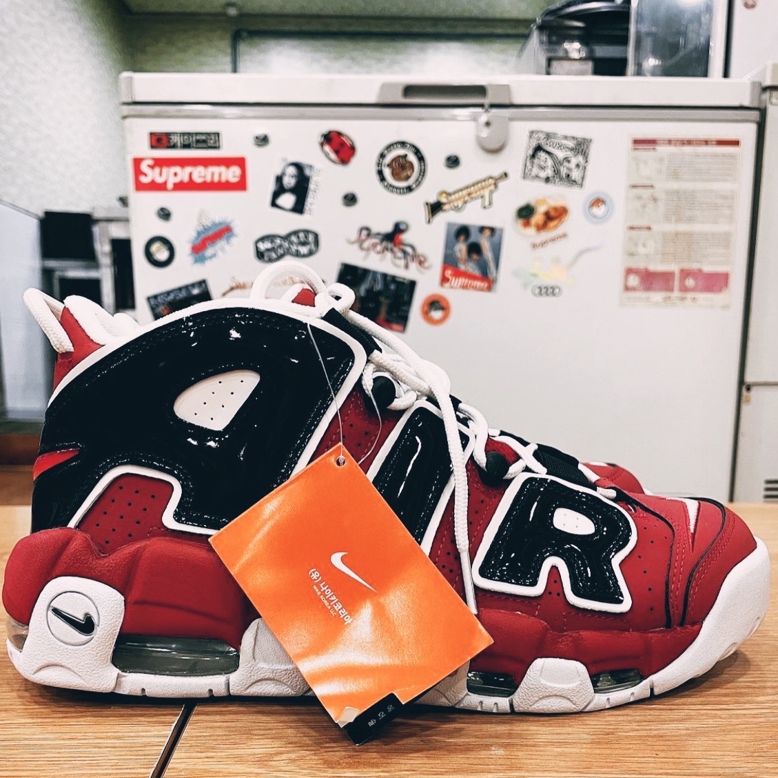 Nike Air More Uptempo 96 Bulls 2021 착용 스타일