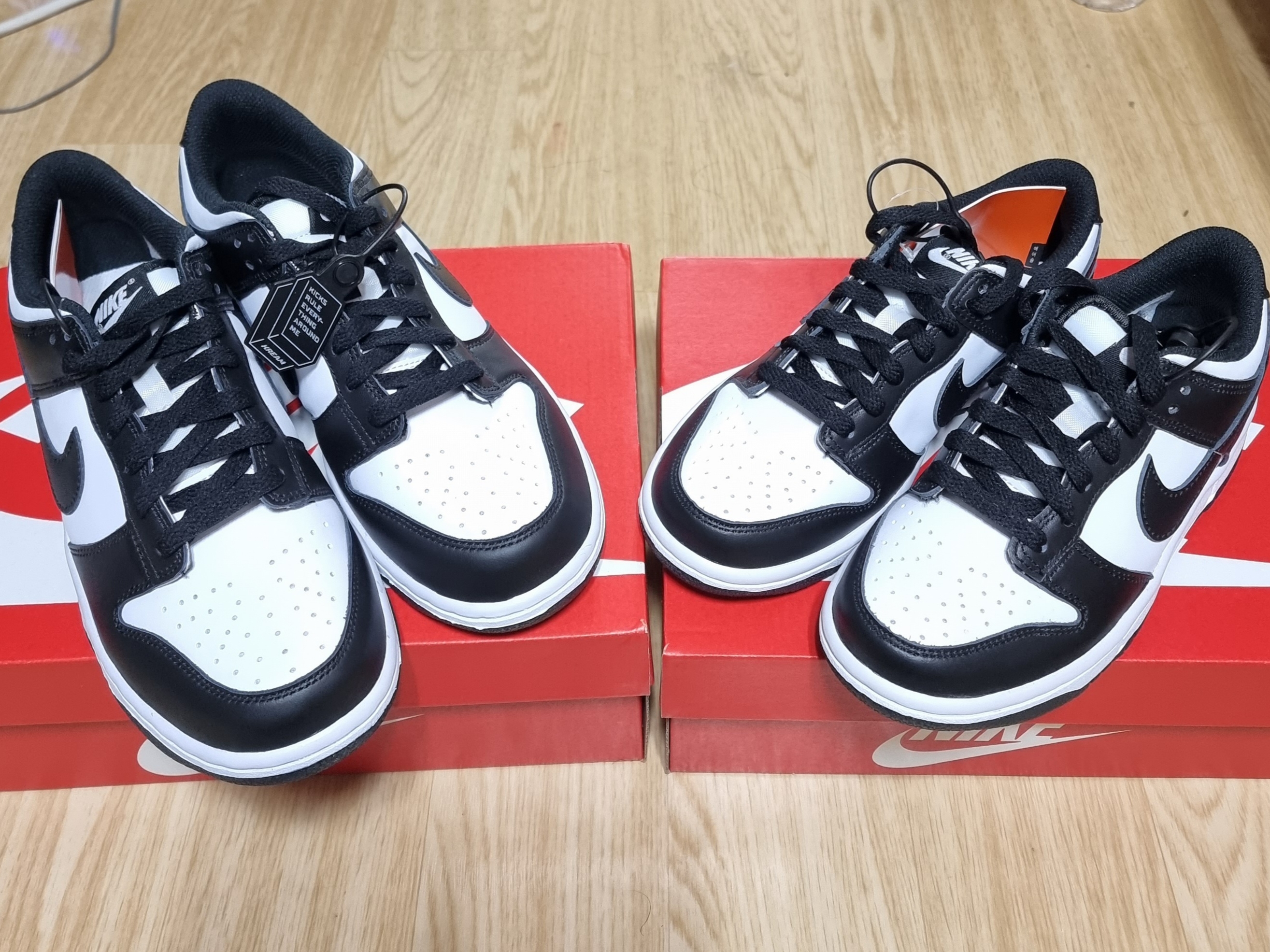 (GS) Nike Dunk Low Black 착용 스타일