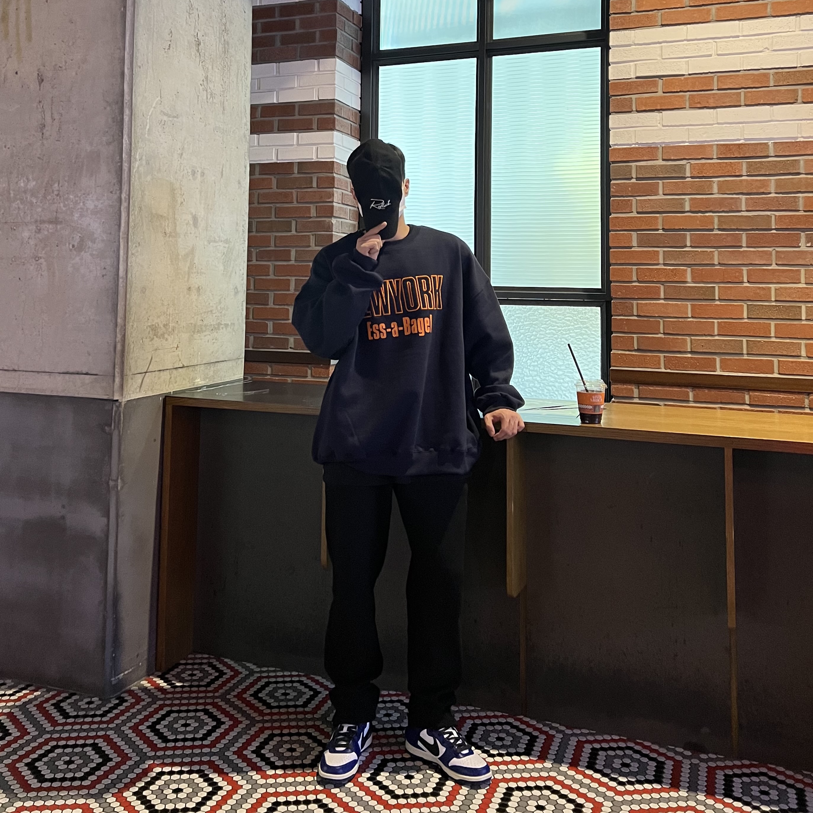 Nike x Ambush Dunk High Deep Royal Blue 착용 스타일 - 1