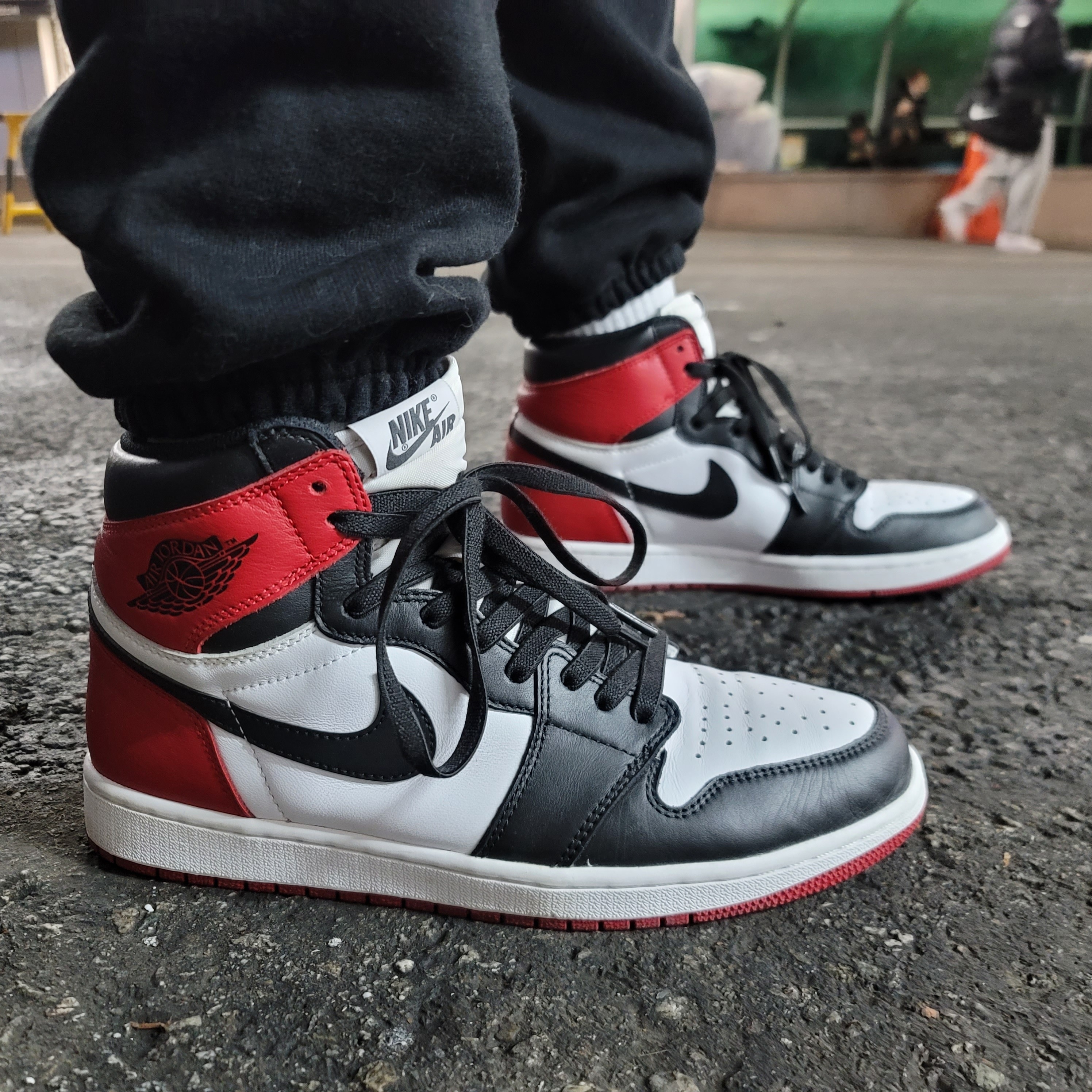 Jordan 1 Retro High OG Chicago 2015, Jordan 1 Retro High OG Black Toe 2016 착용 스타일 - 2