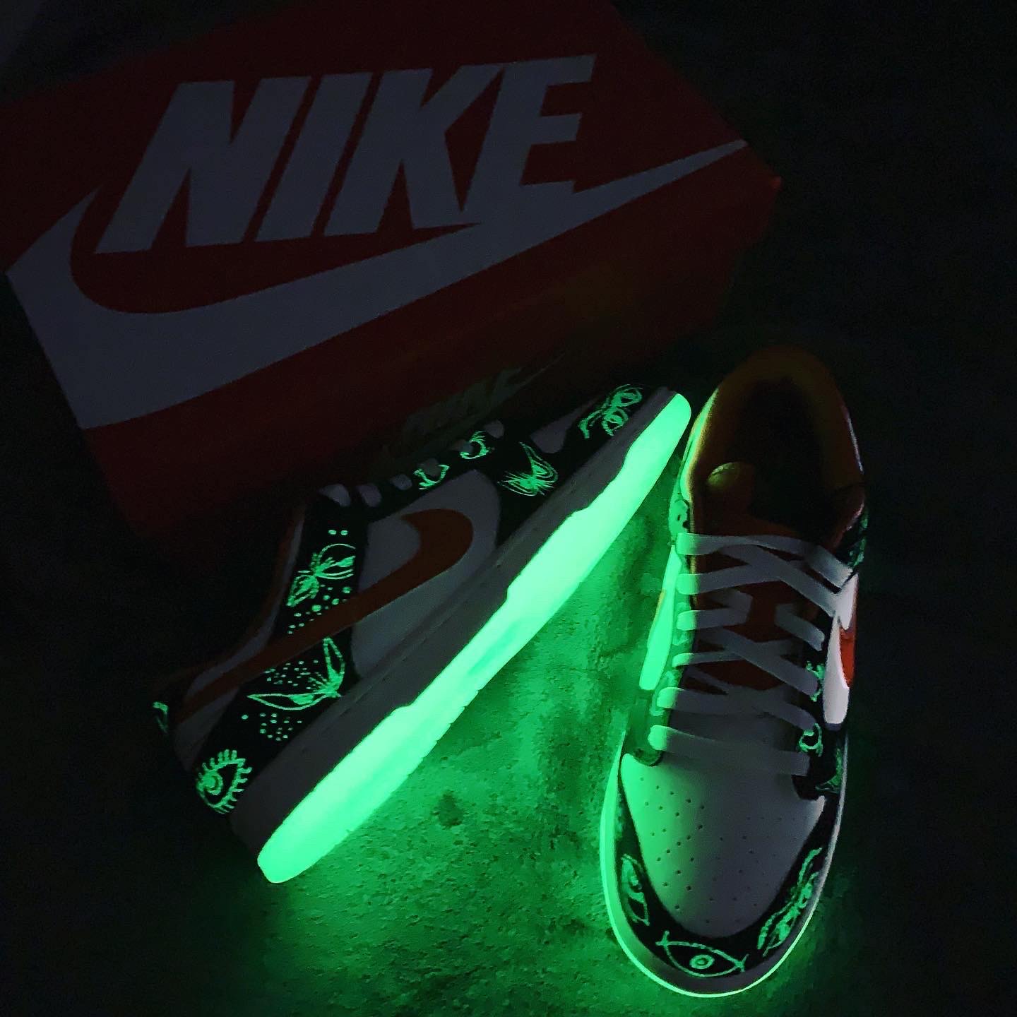 Nike Dunk Low Retro PRM Halloween 착용 스타일 - 2